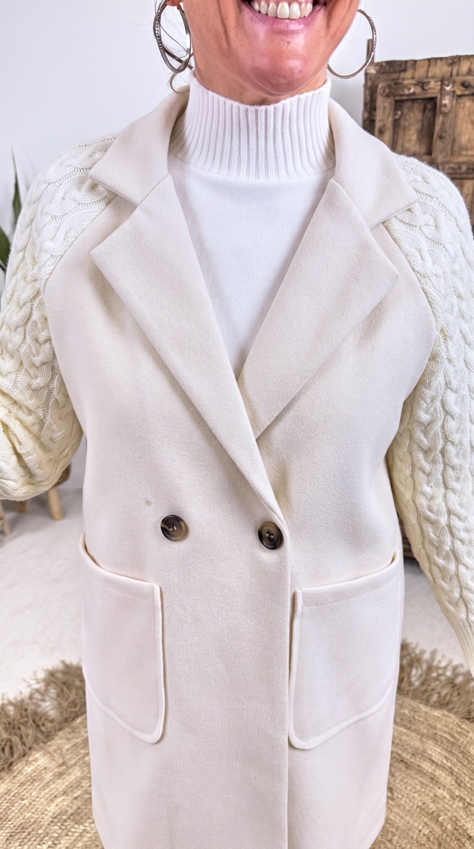 Mantel Boreal *Creme* (lieferbar ab 13.9.26)