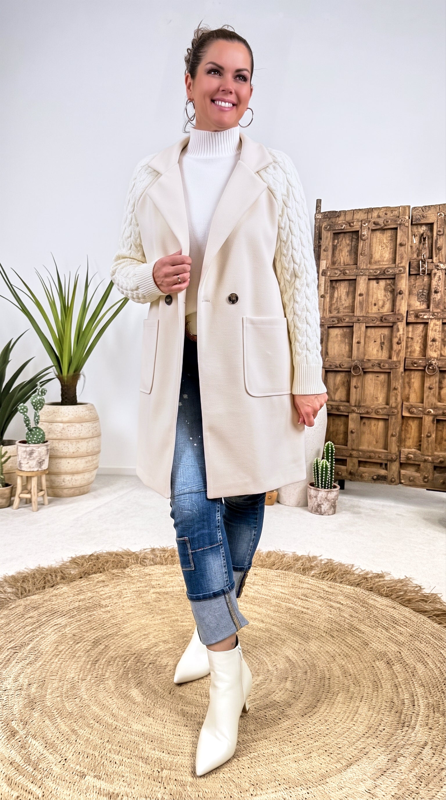 Mantel Boreal *Creme* (lieferbar ab 13.9.26)