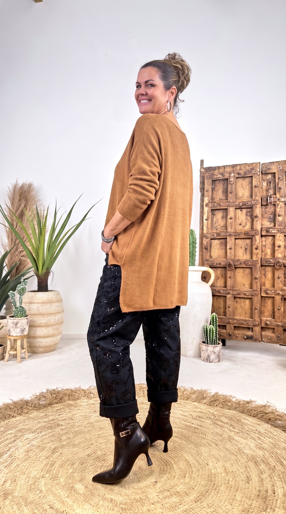 Strickpullover Rustika *Camel*