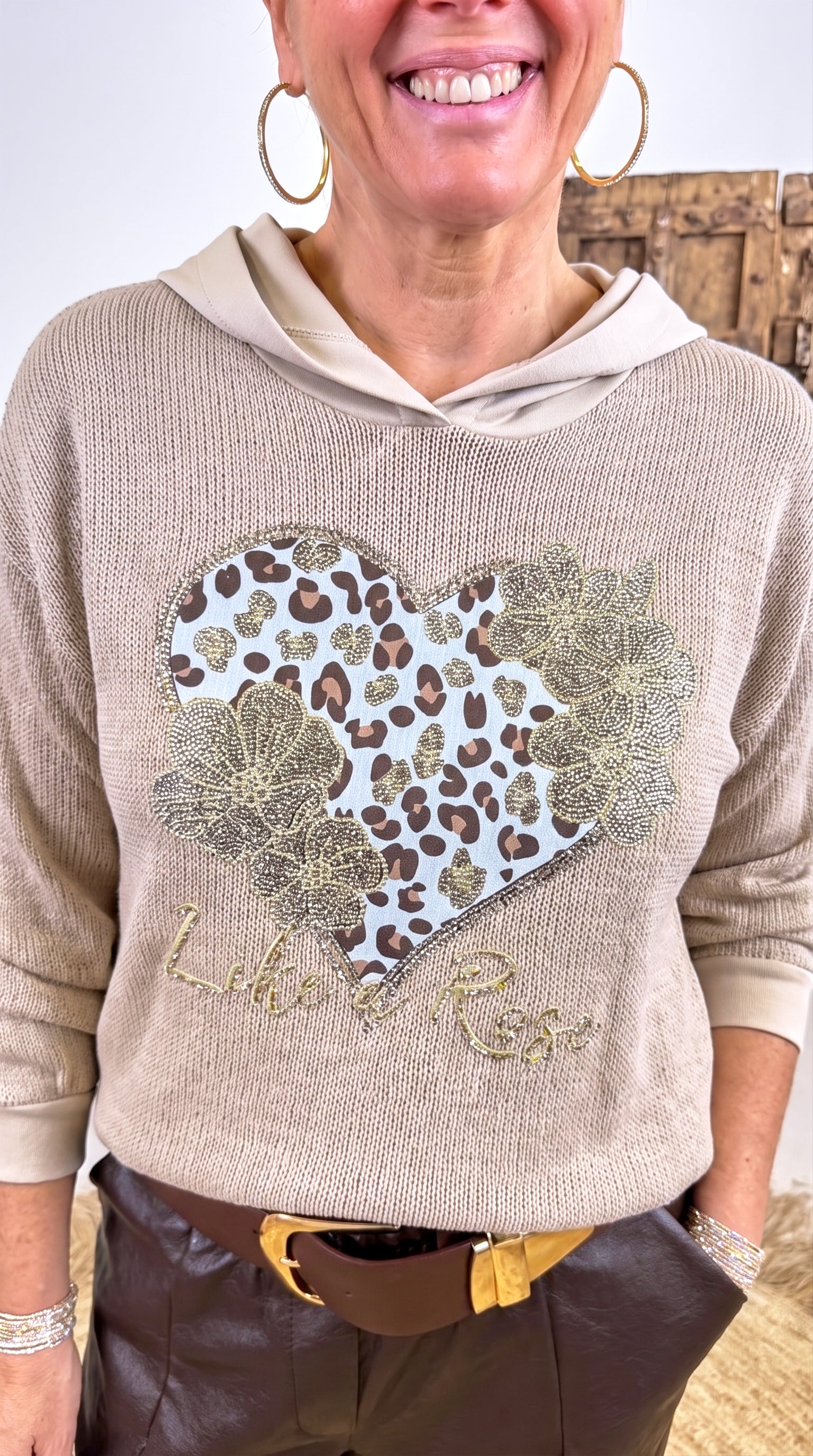 Dünner Hoodie Savannah Pulse *Beige*