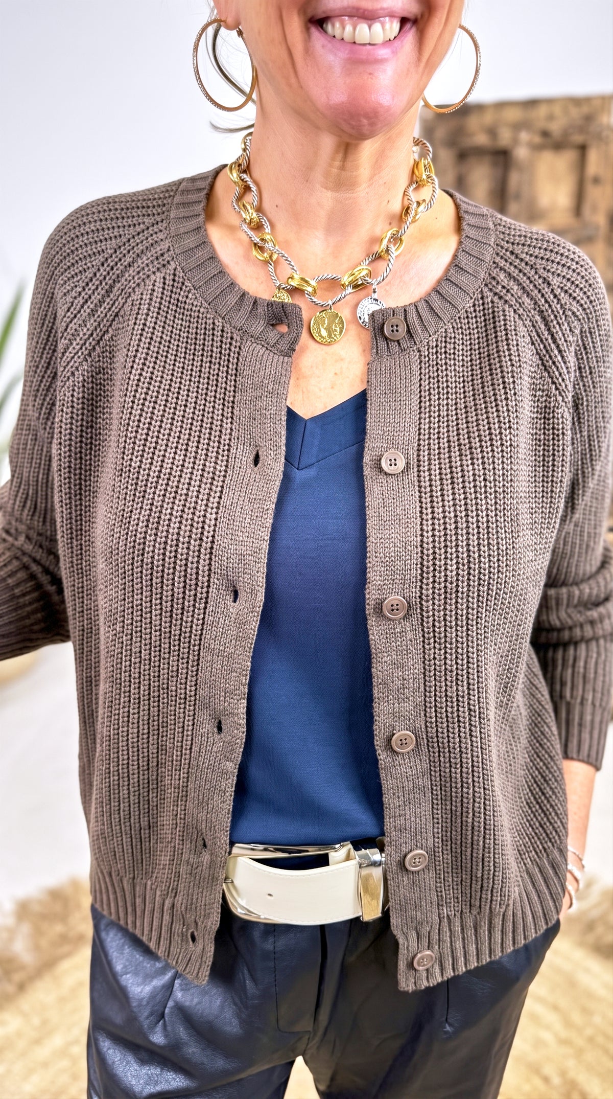 Strickjacke Larghetto *Schoko*