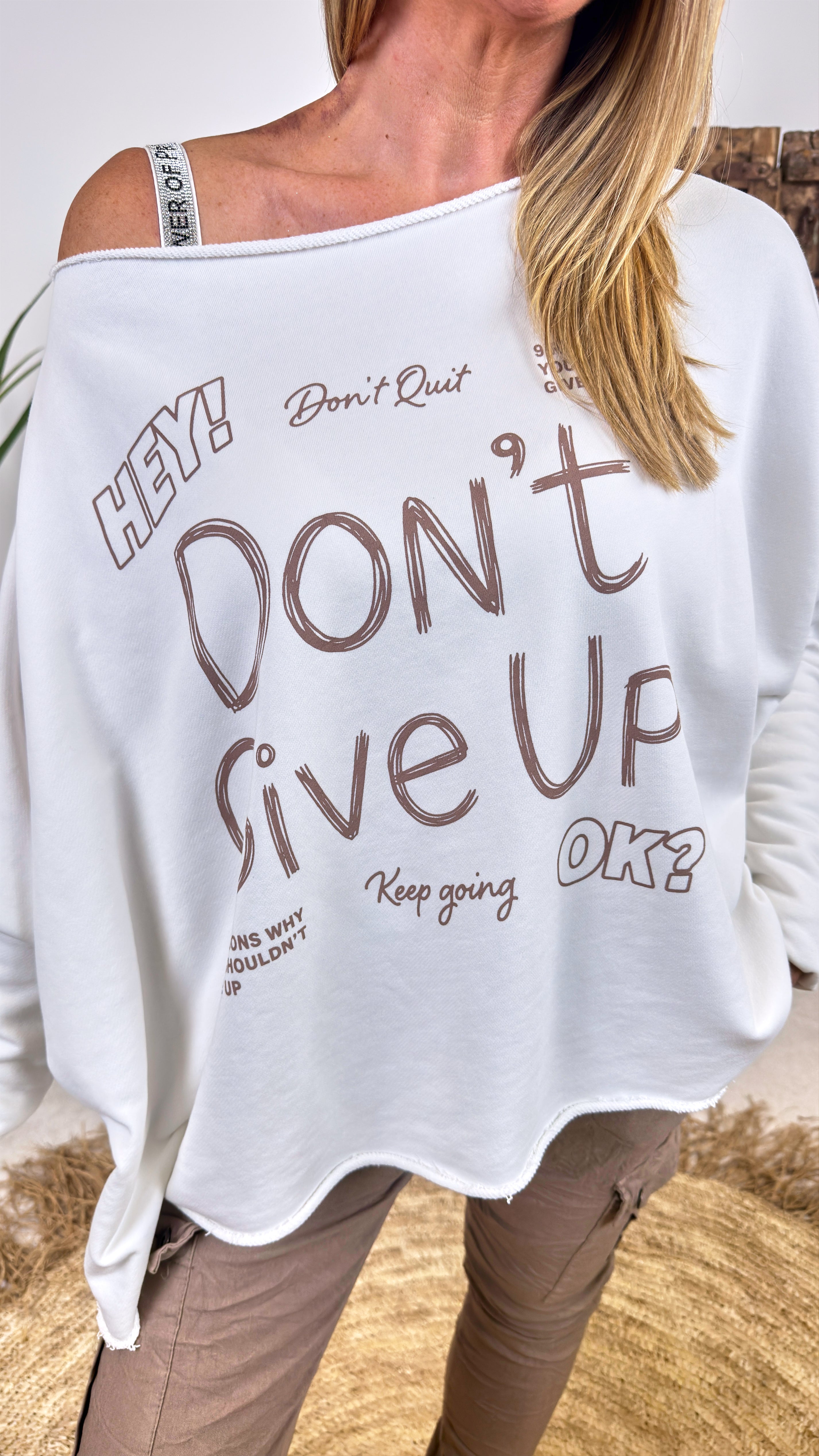 Sweatshirt Manifesto *Weiß*