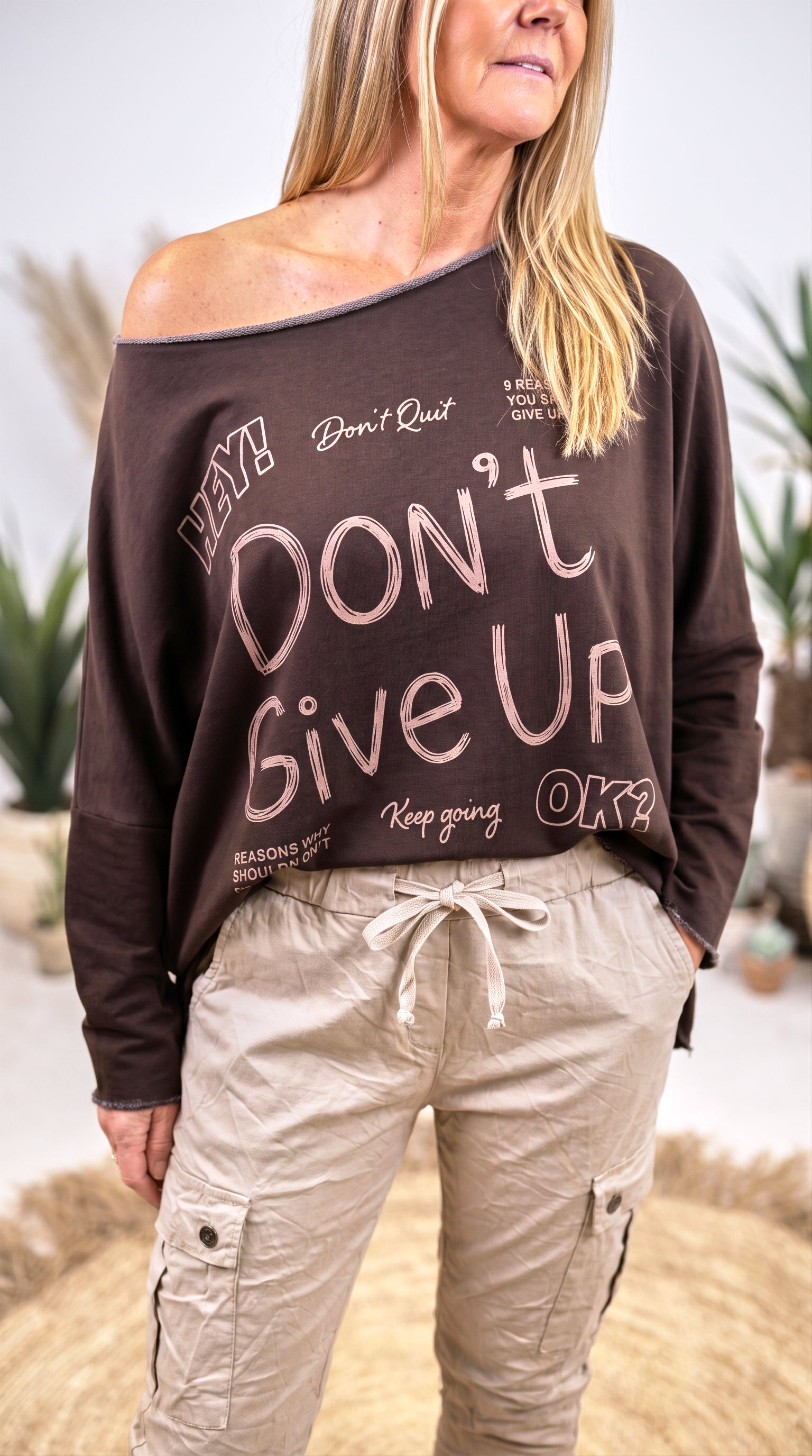 Sweatshirt Manifesto *Schoko*