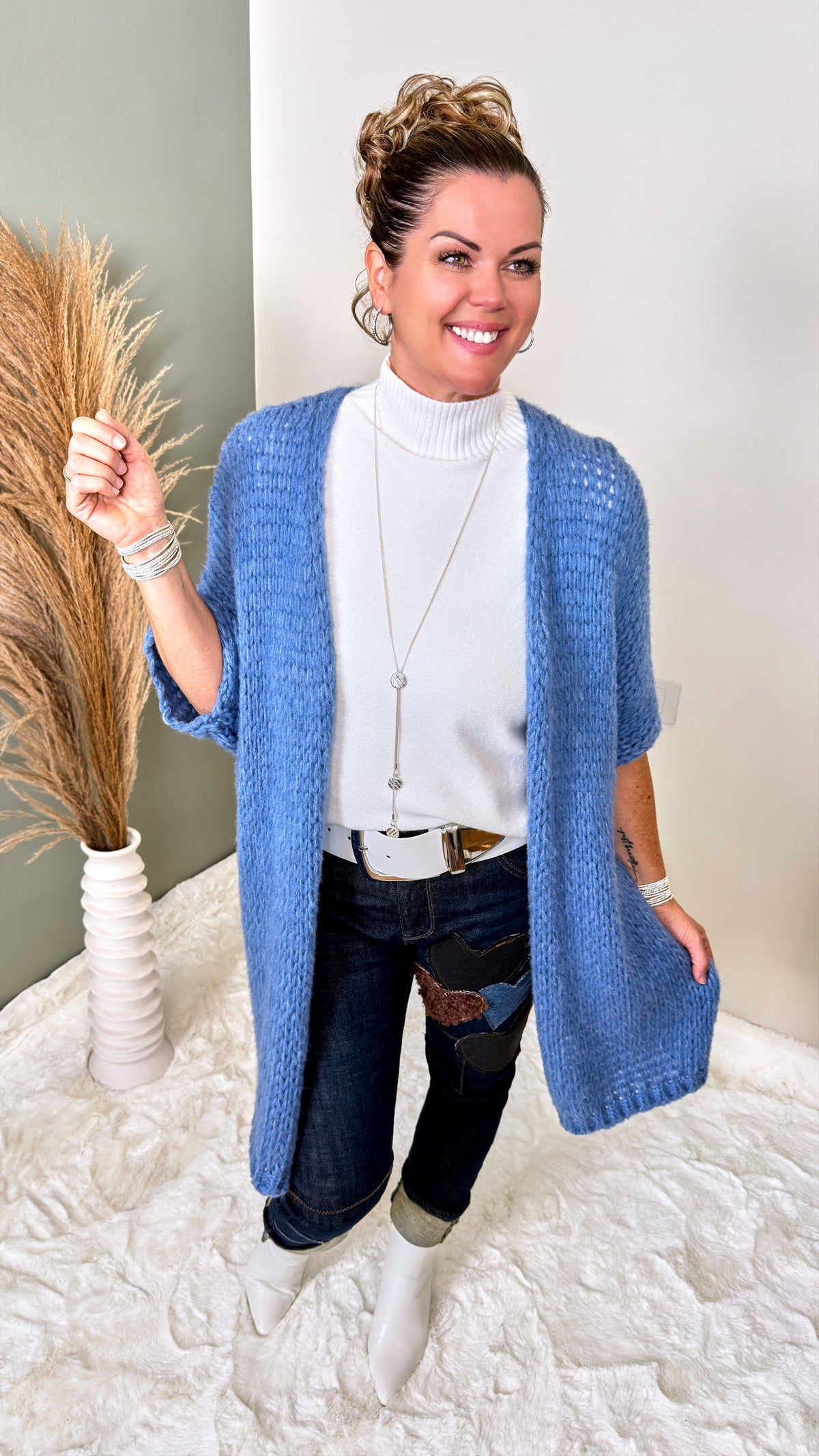 Strickjacke Aveline *Hellblau*