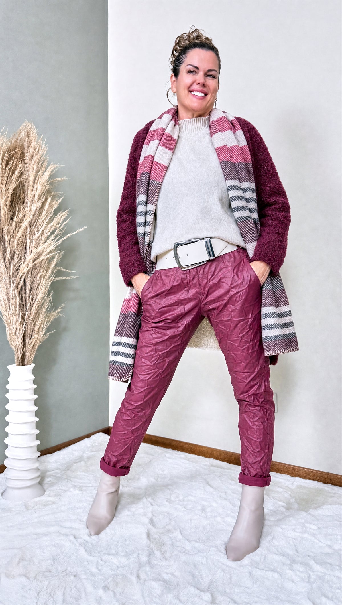 Strickjacke Mireille *Bordeaux*
