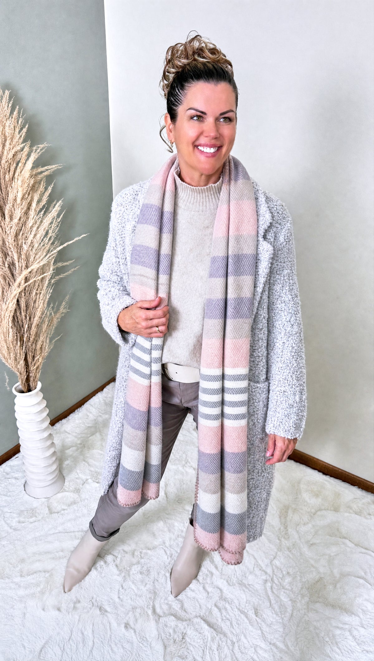 Strickjacke Mireille *Beige-Meliert*