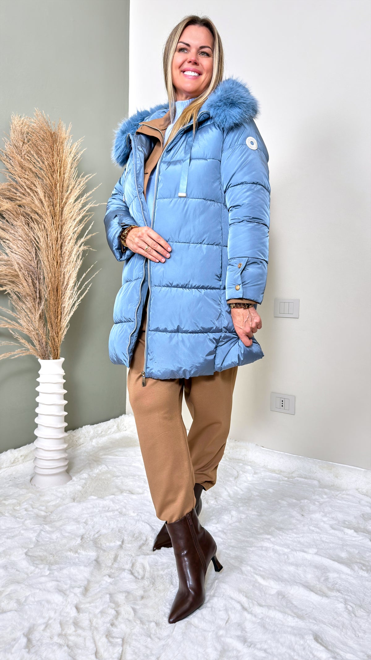Steppjacke Cozy Fox *Blau*