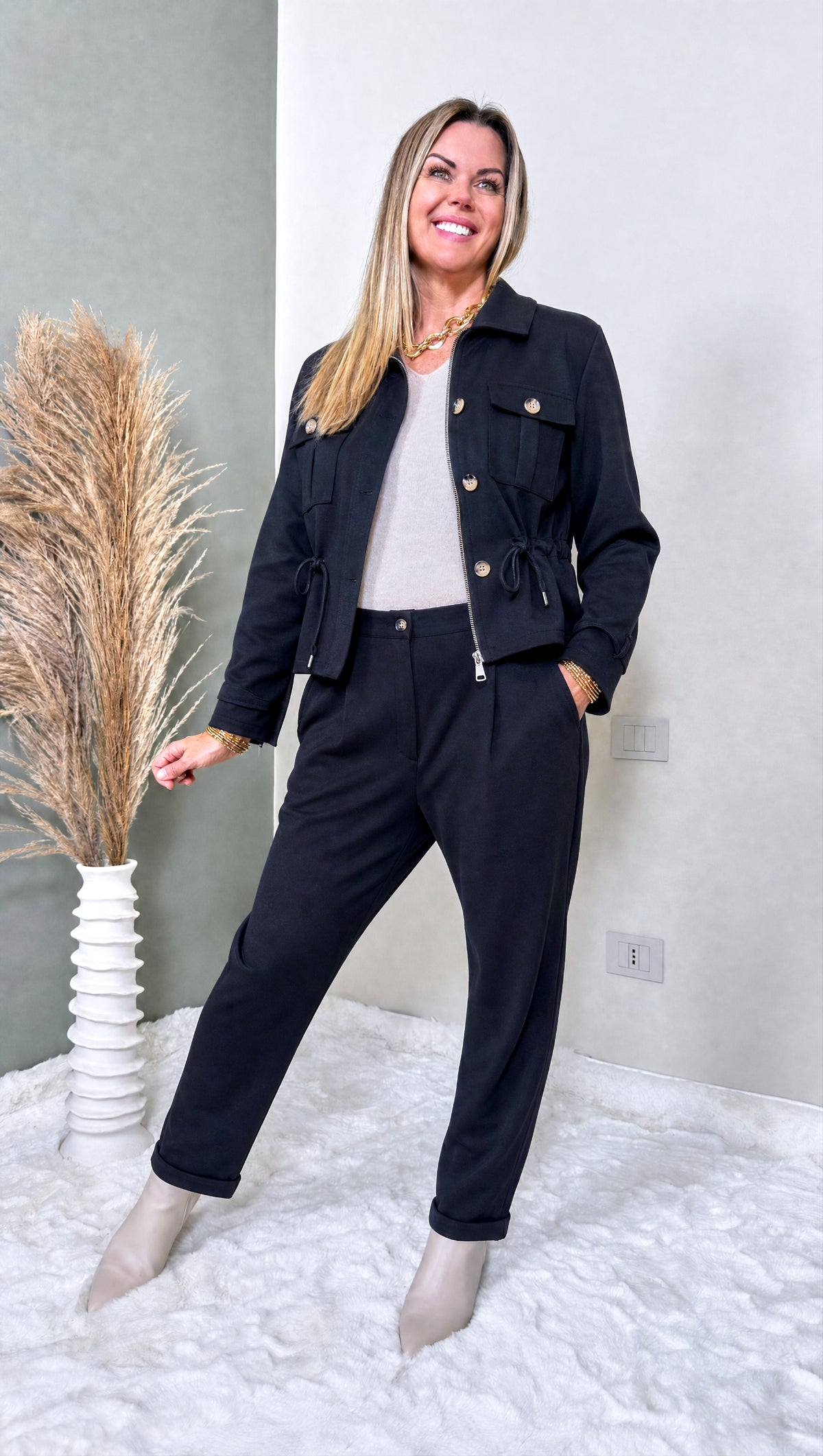 Kurze Jacke Aurelio *Schwarz*