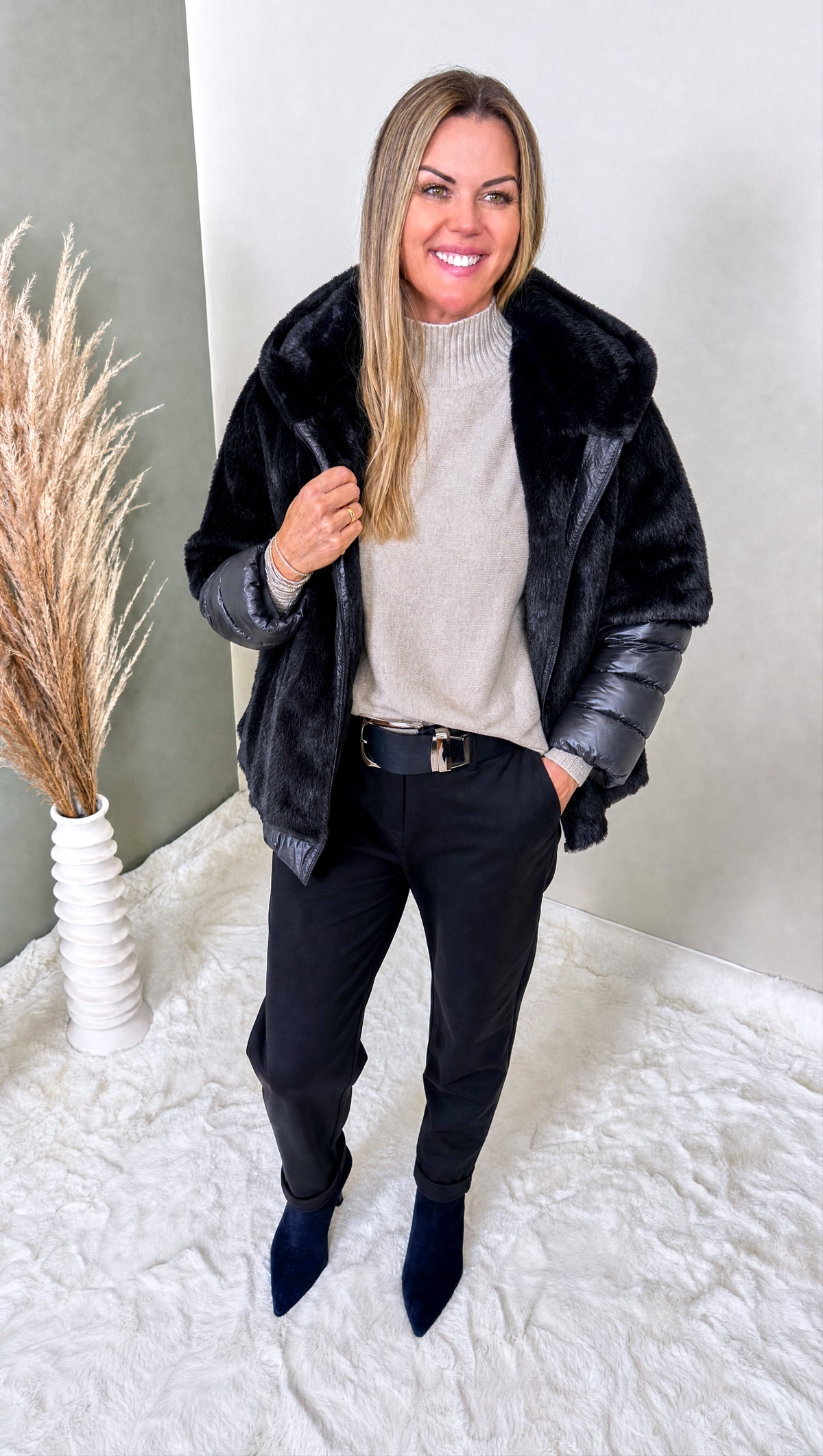 Steppjacke Everyday is Autumn *Schwarz*