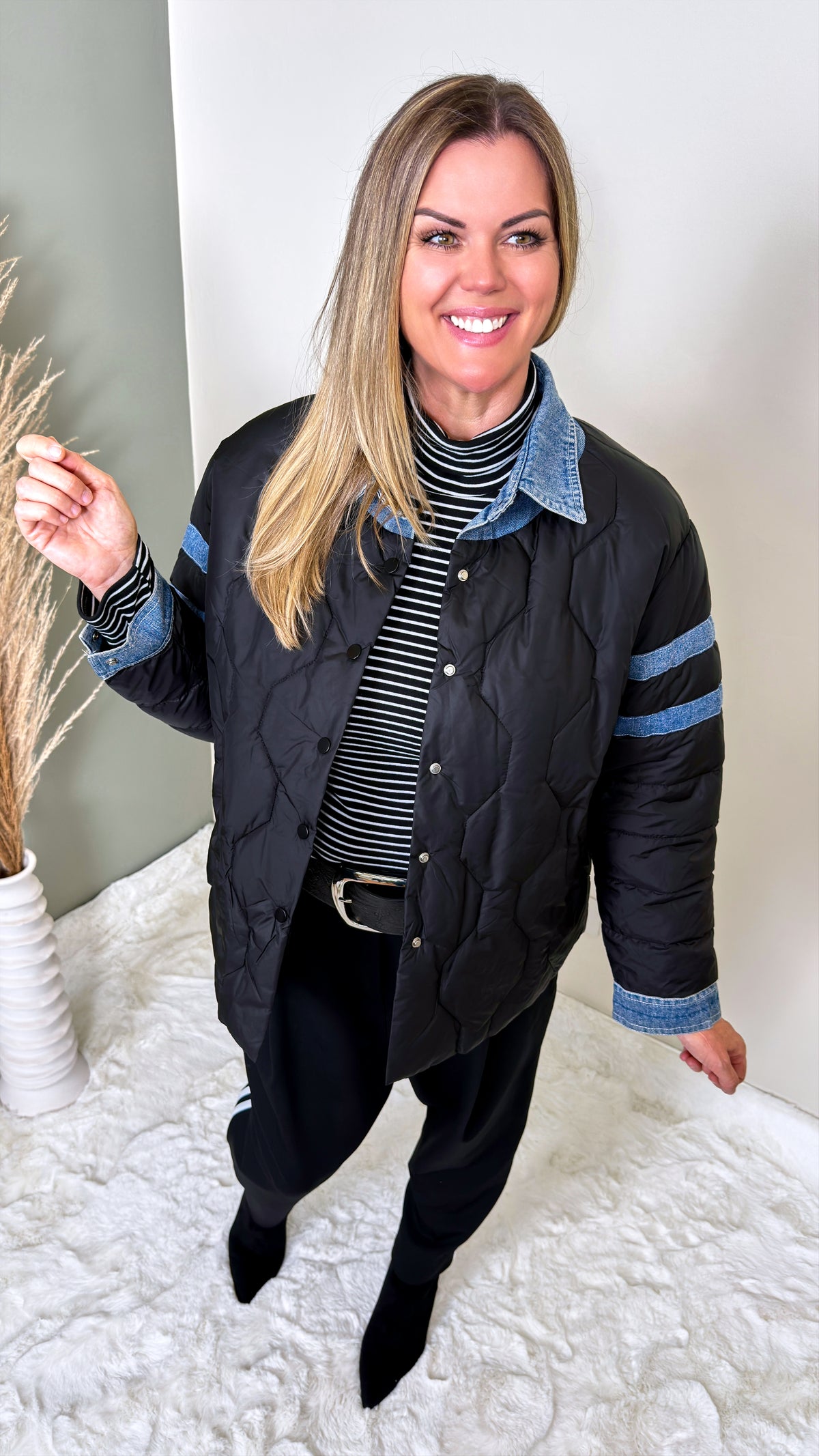 Steppjacke Wildmoor Isle *Schwarz*