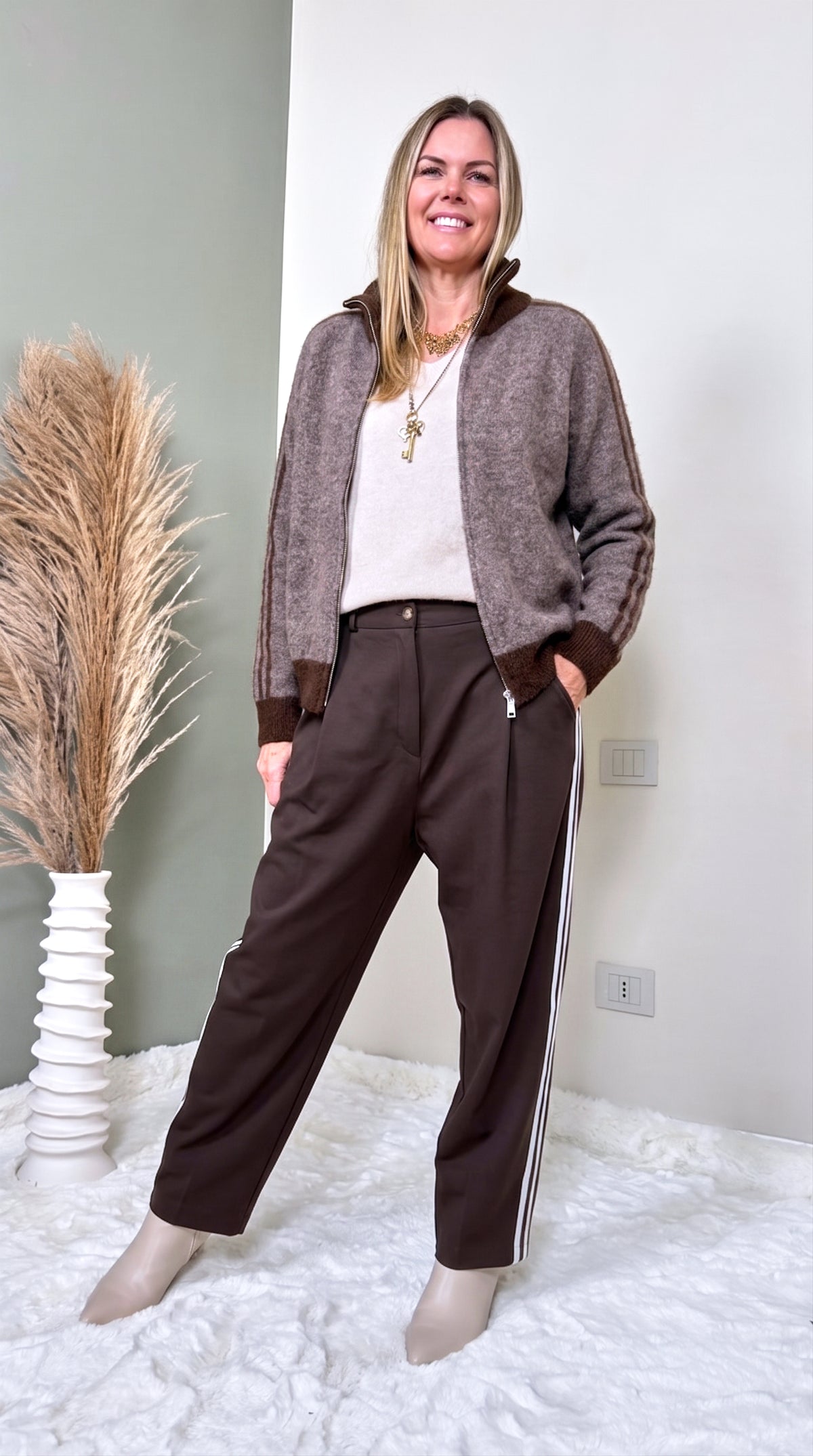Strickjacke Timber *Schoko*