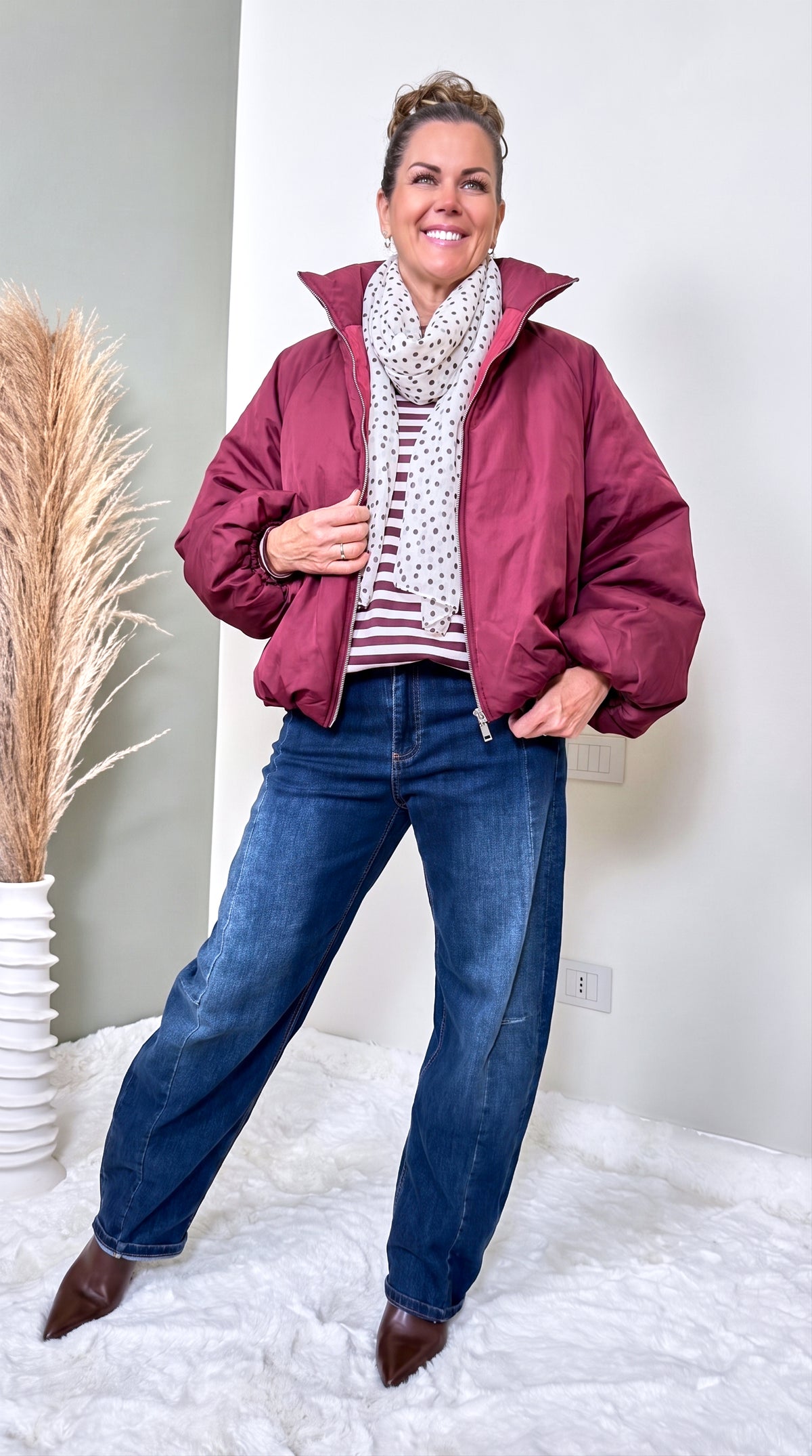 Jacke Velora Sky *Bordeaux* (Lieferbar ab 24.09)