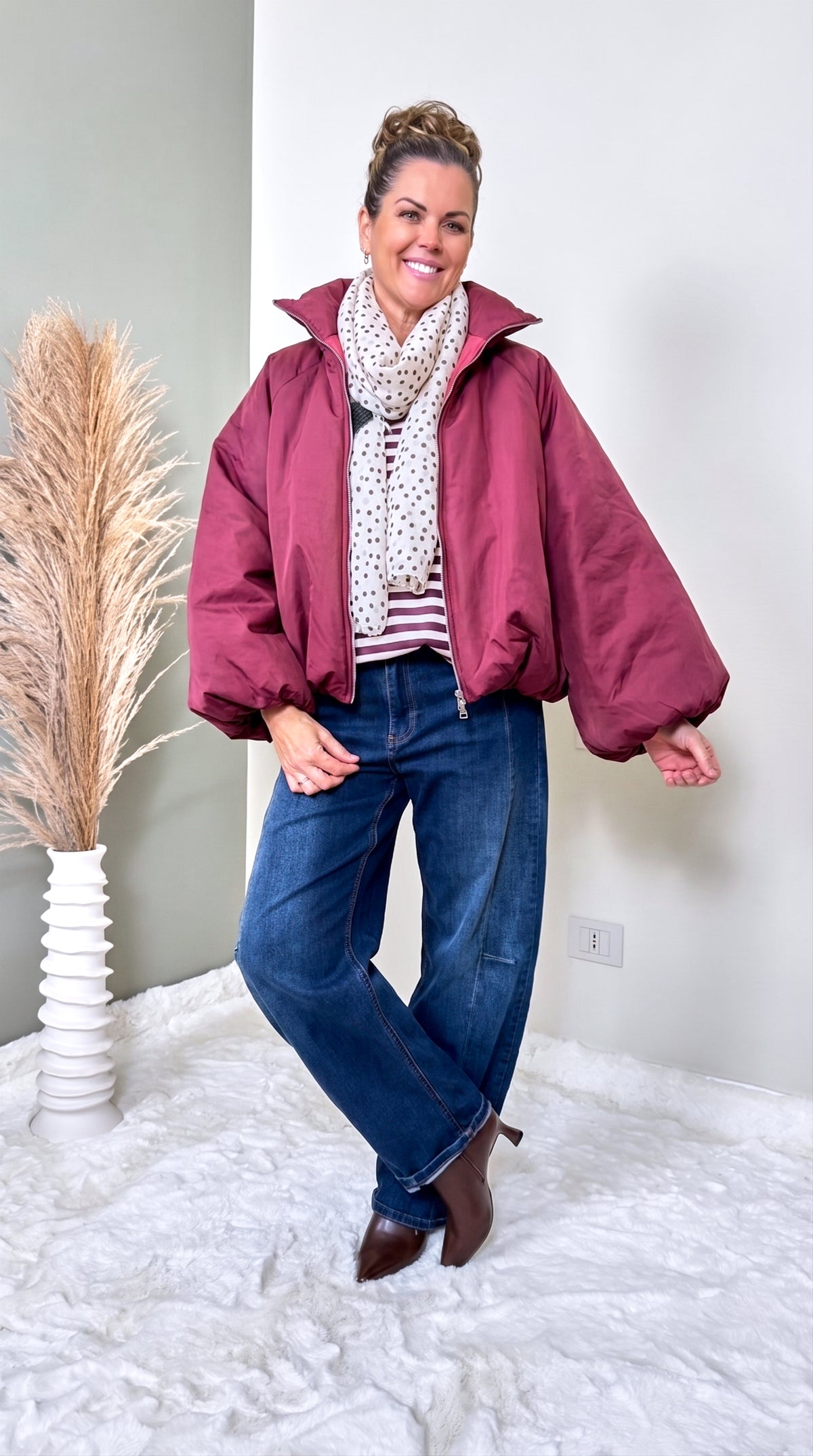 Jacke Velora Sky *Bordeaux* (Lieferbar ab 24.09)
