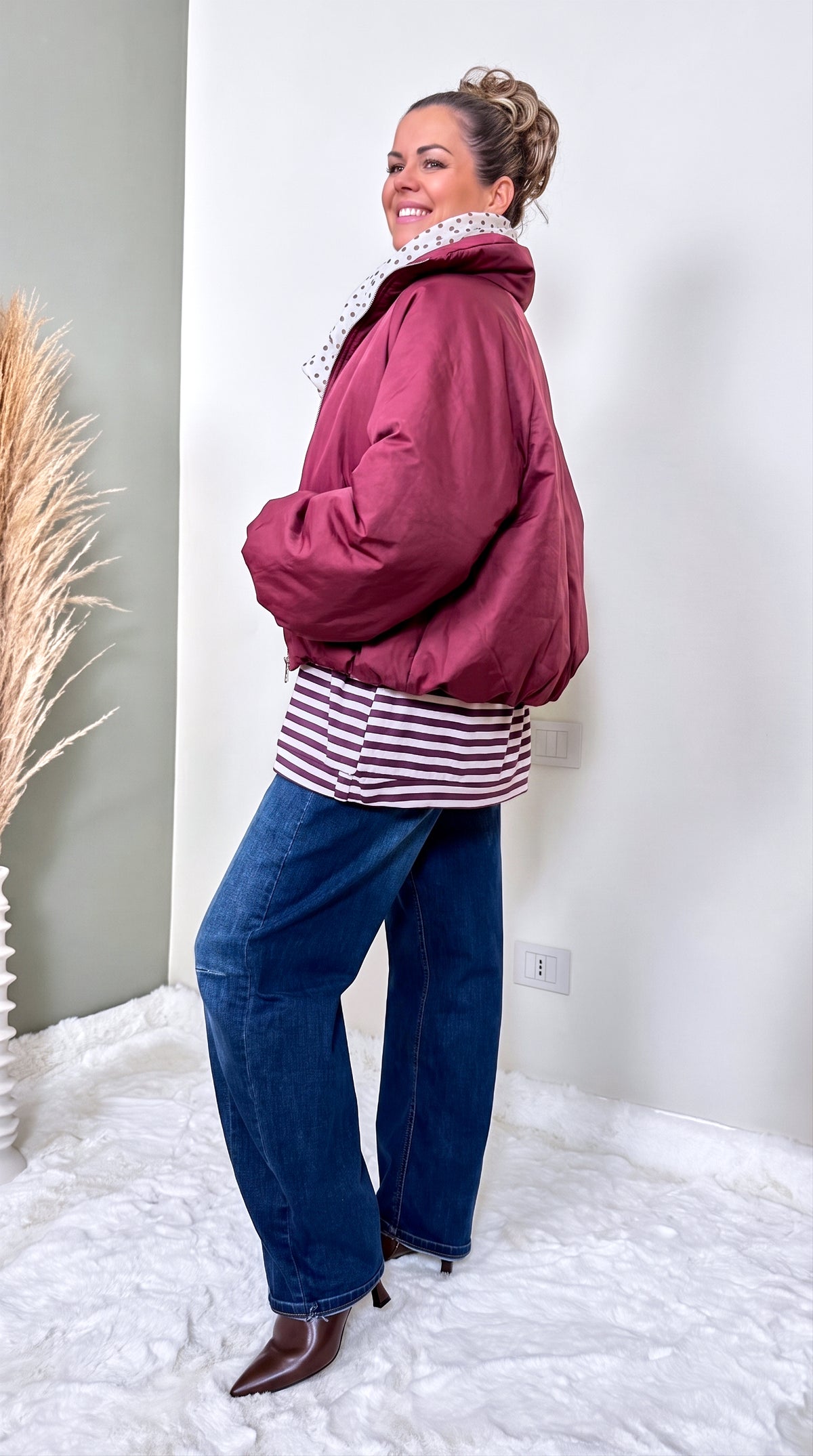 Jacke Velora Sky *Bordeaux* (Lieferbar ab 24.09)