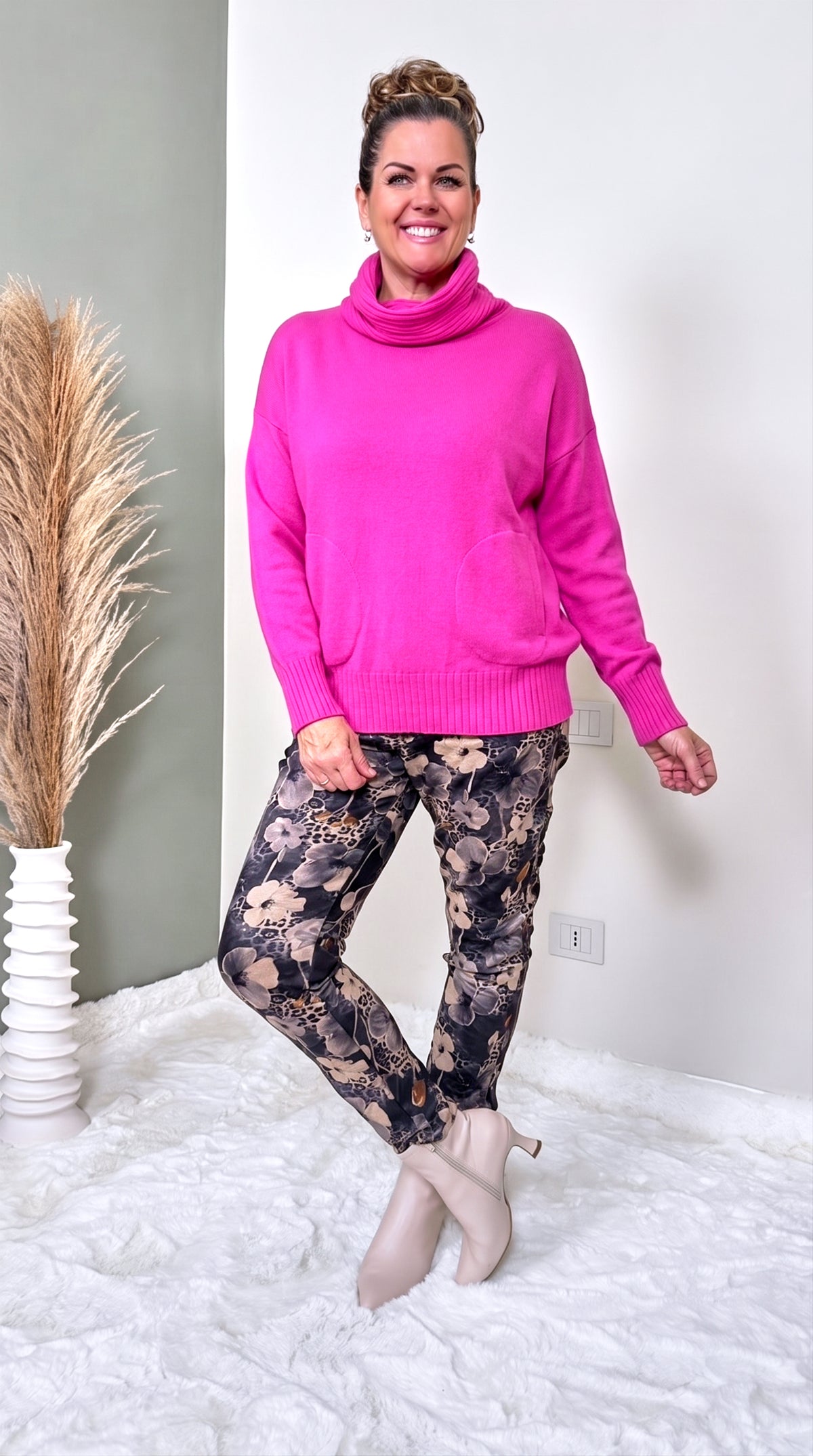 Rollkragenpullover Tabarca *Pink*