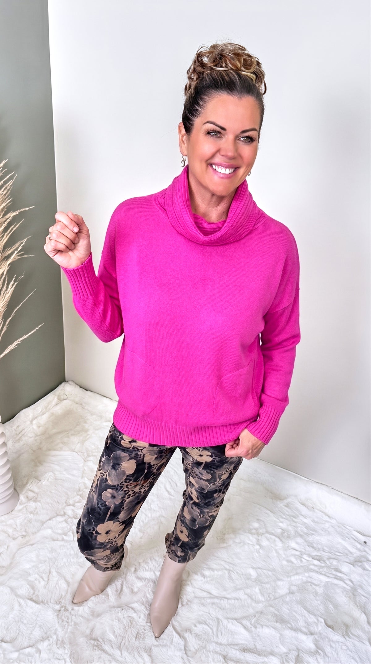 Rollkragenpullover Tabarca *Pink*