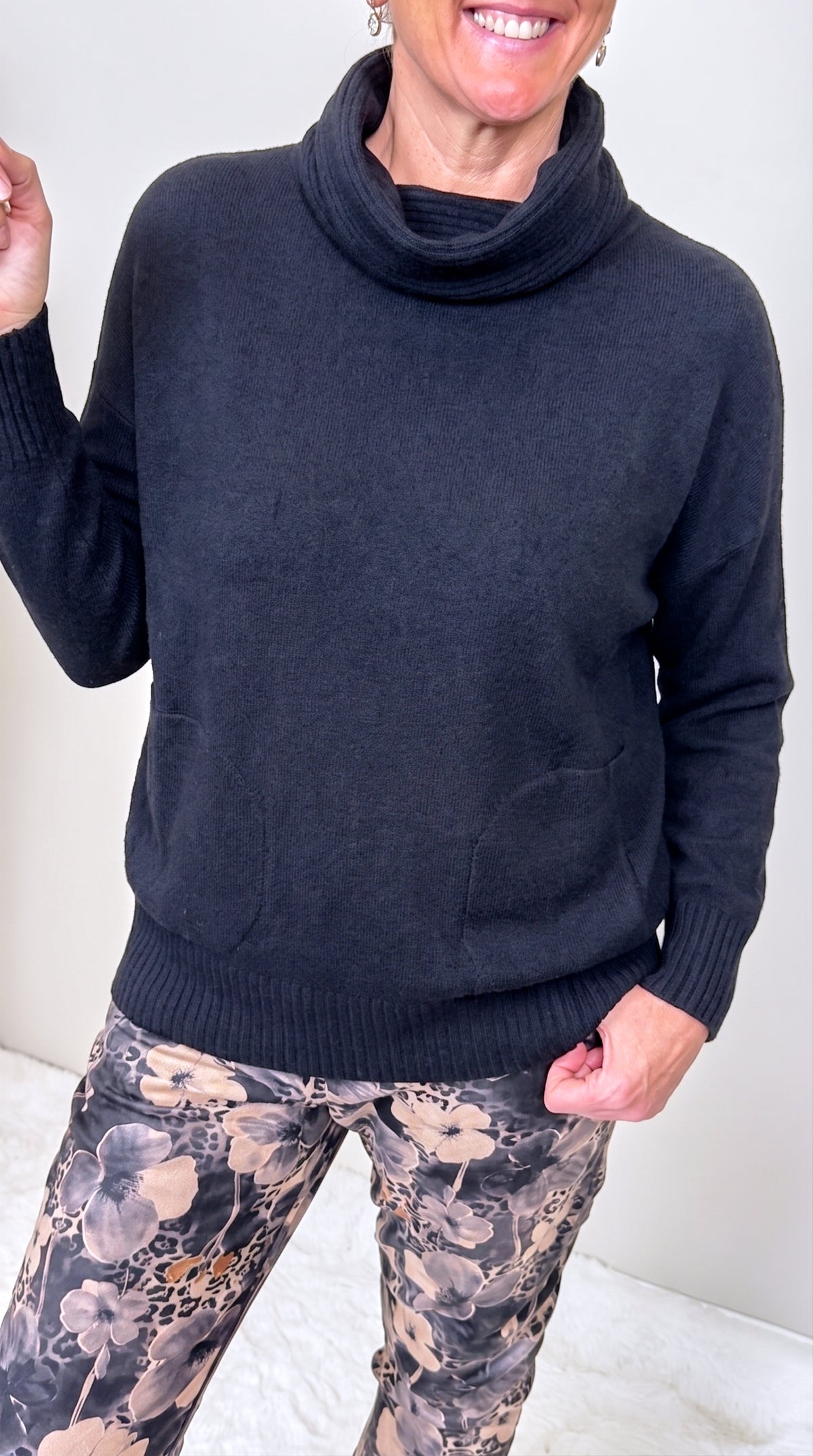 Rollkragenpullover Tabarca *Schwarz*