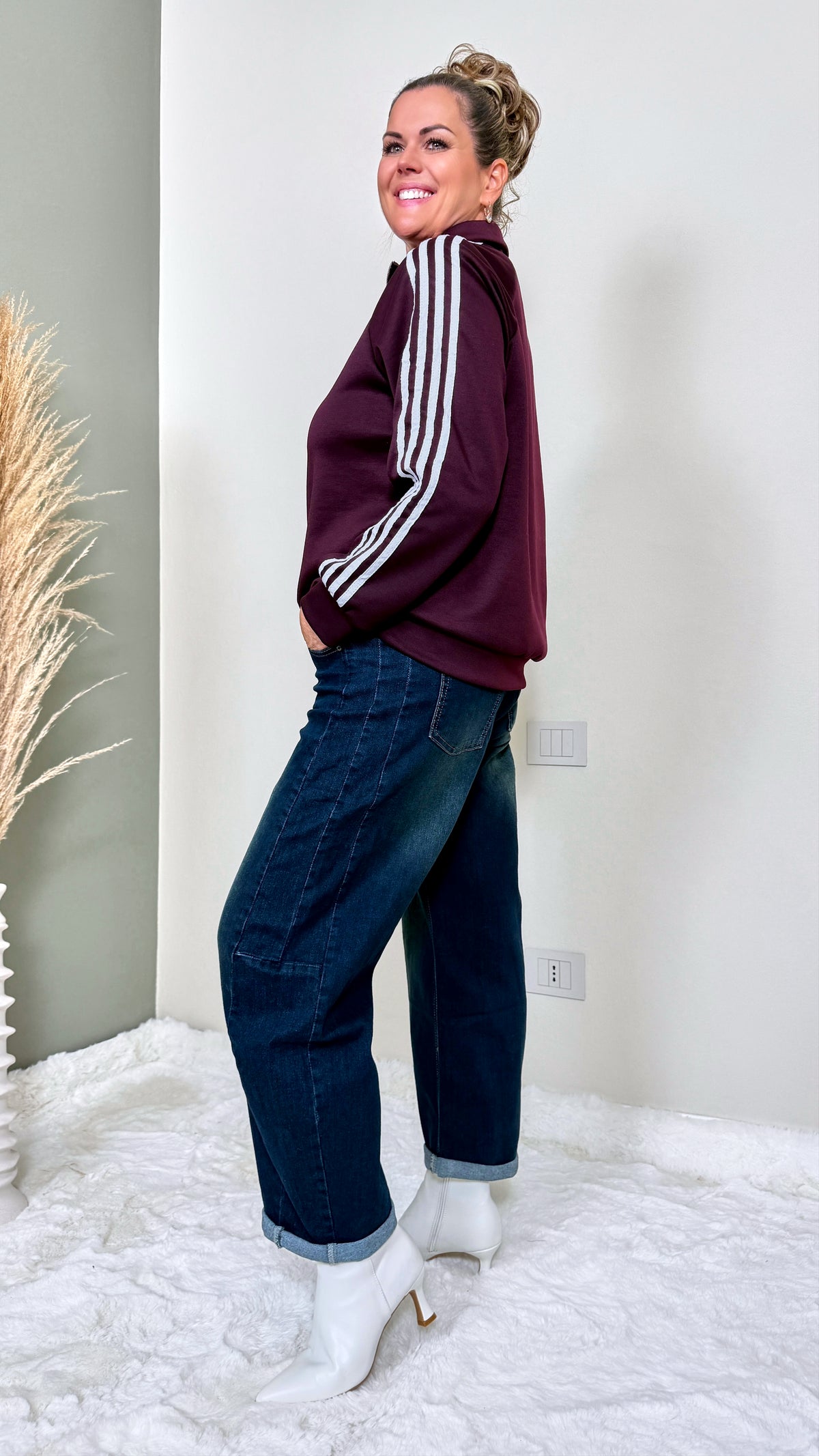 Sweatshirt Kaira Vale *Bordeaux*