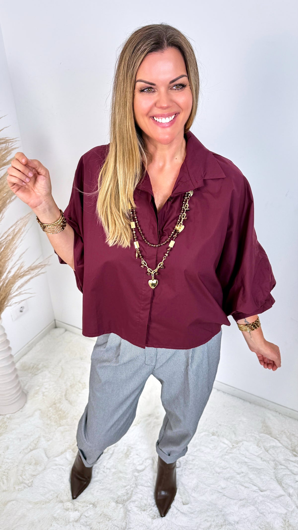 Bluse Amara Wisp *Bordeaux*
