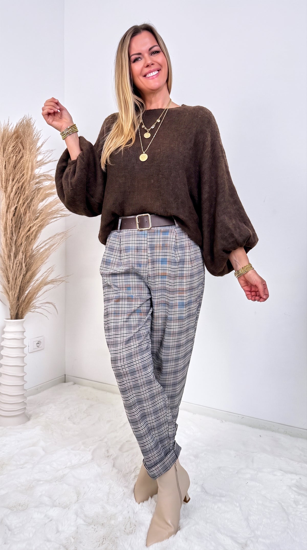 Strickpullover Belize *Dark Chocolat*