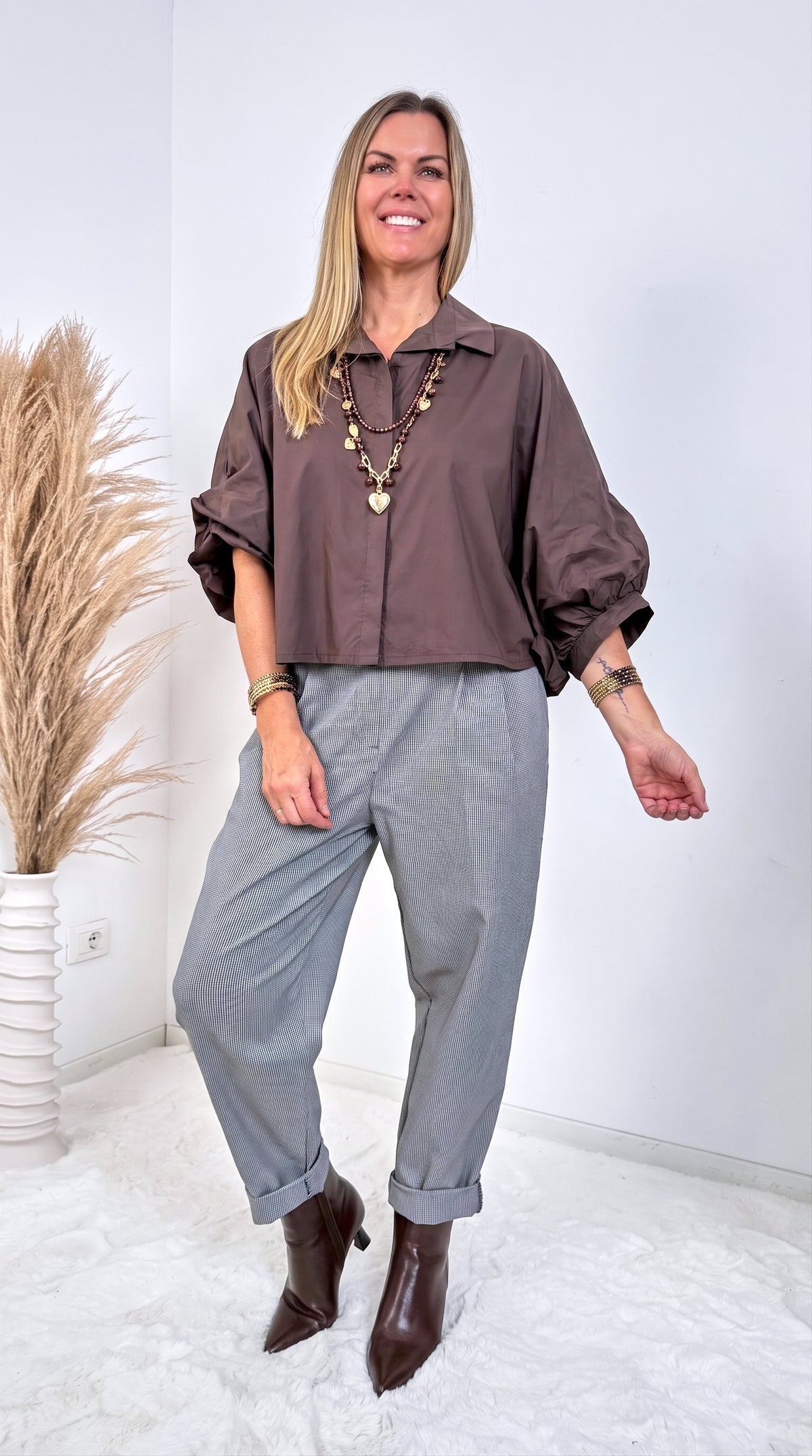 Bluse Amara Wisp *Schoko*