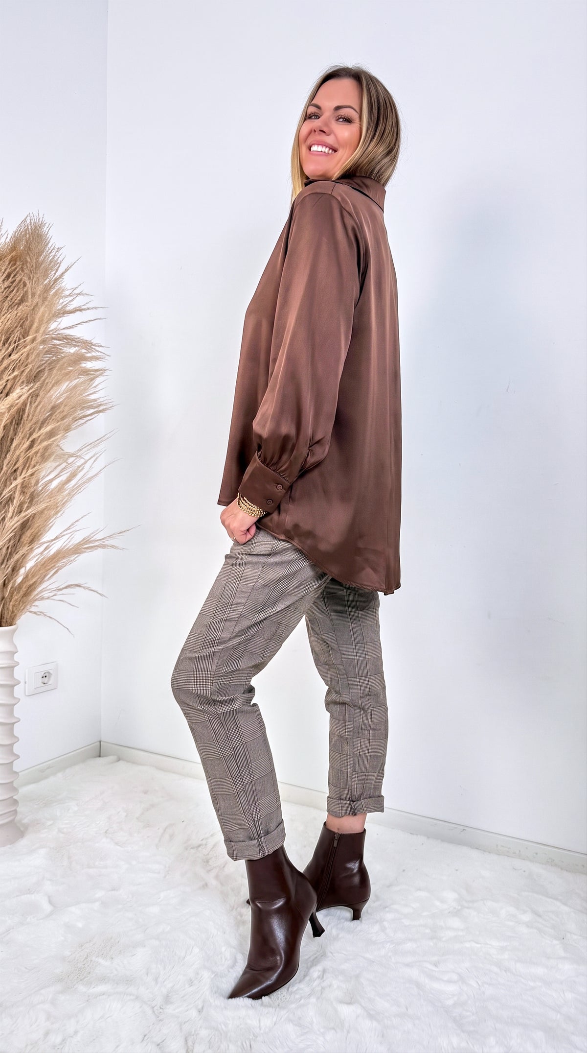 Bluse Willow Fields *Schoko*