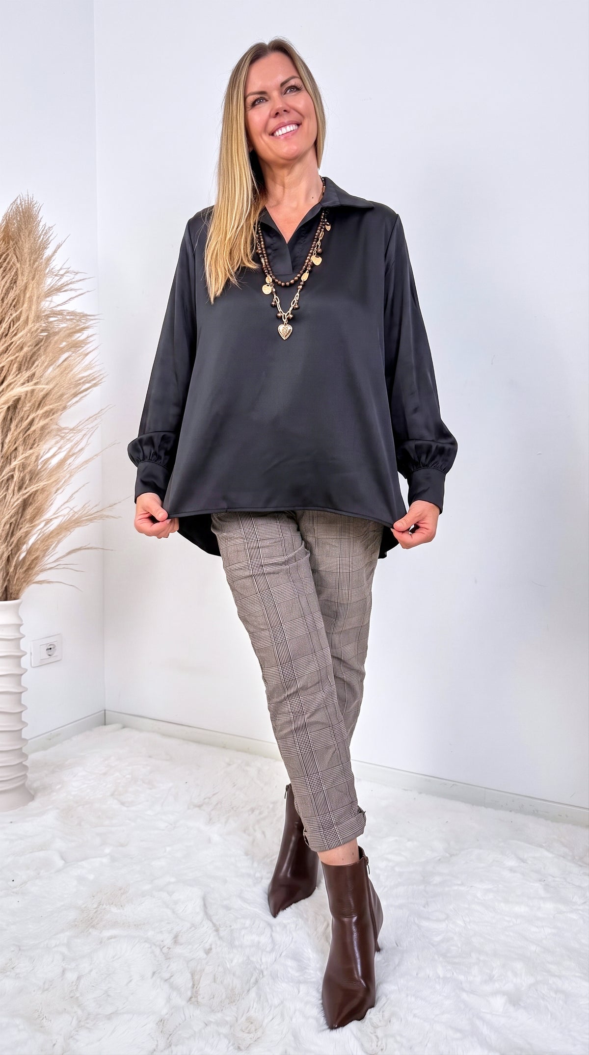 Bluse Willow Fields *Schwarz*