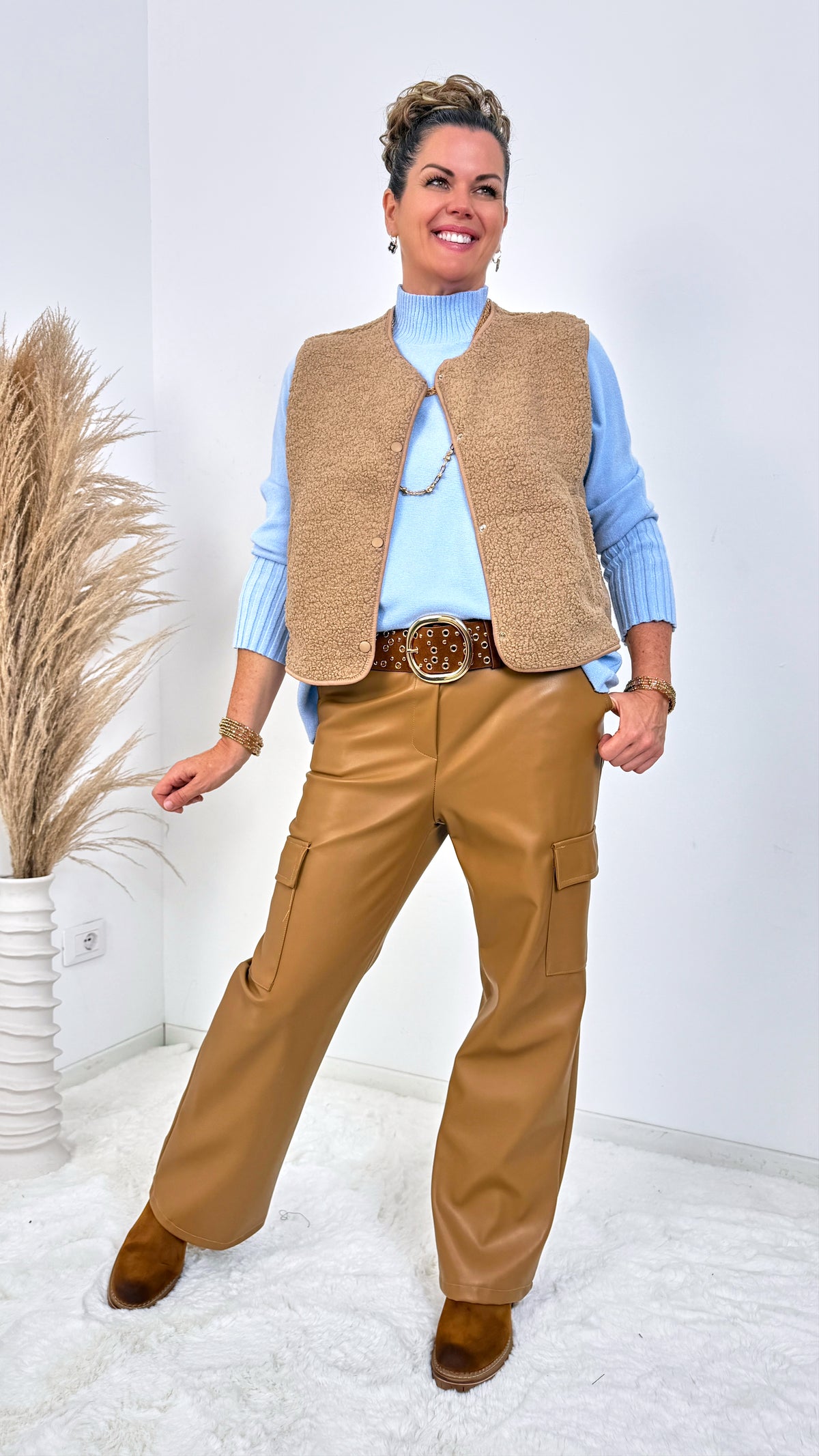 Weste Hazelnut *Camel*