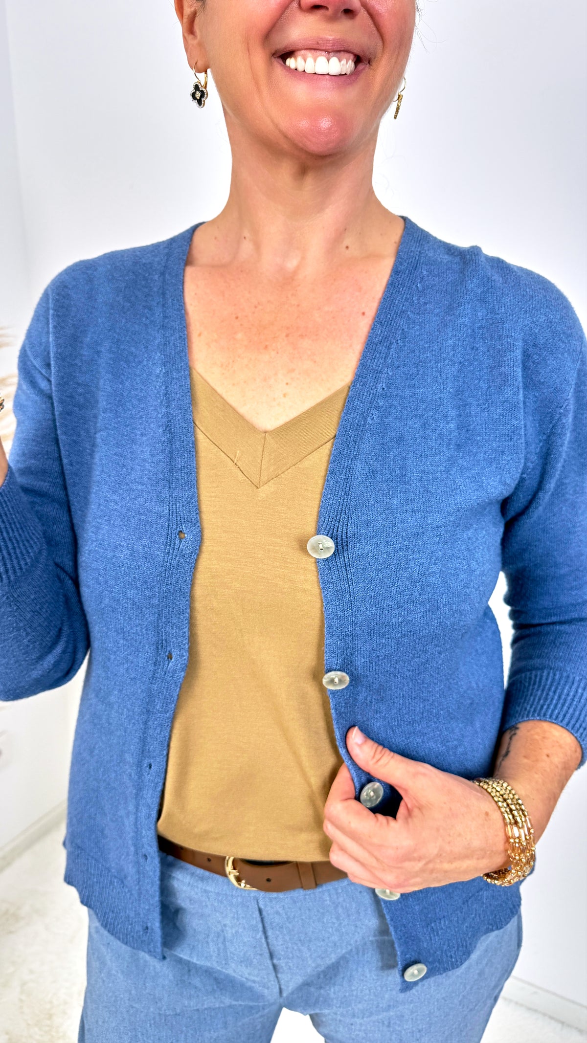 Strickjacke Vivenne *Jeansblau*