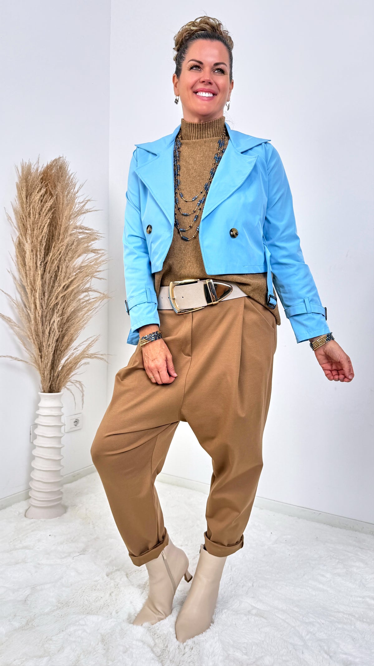 Kurzer Trenchcoat Belmiro