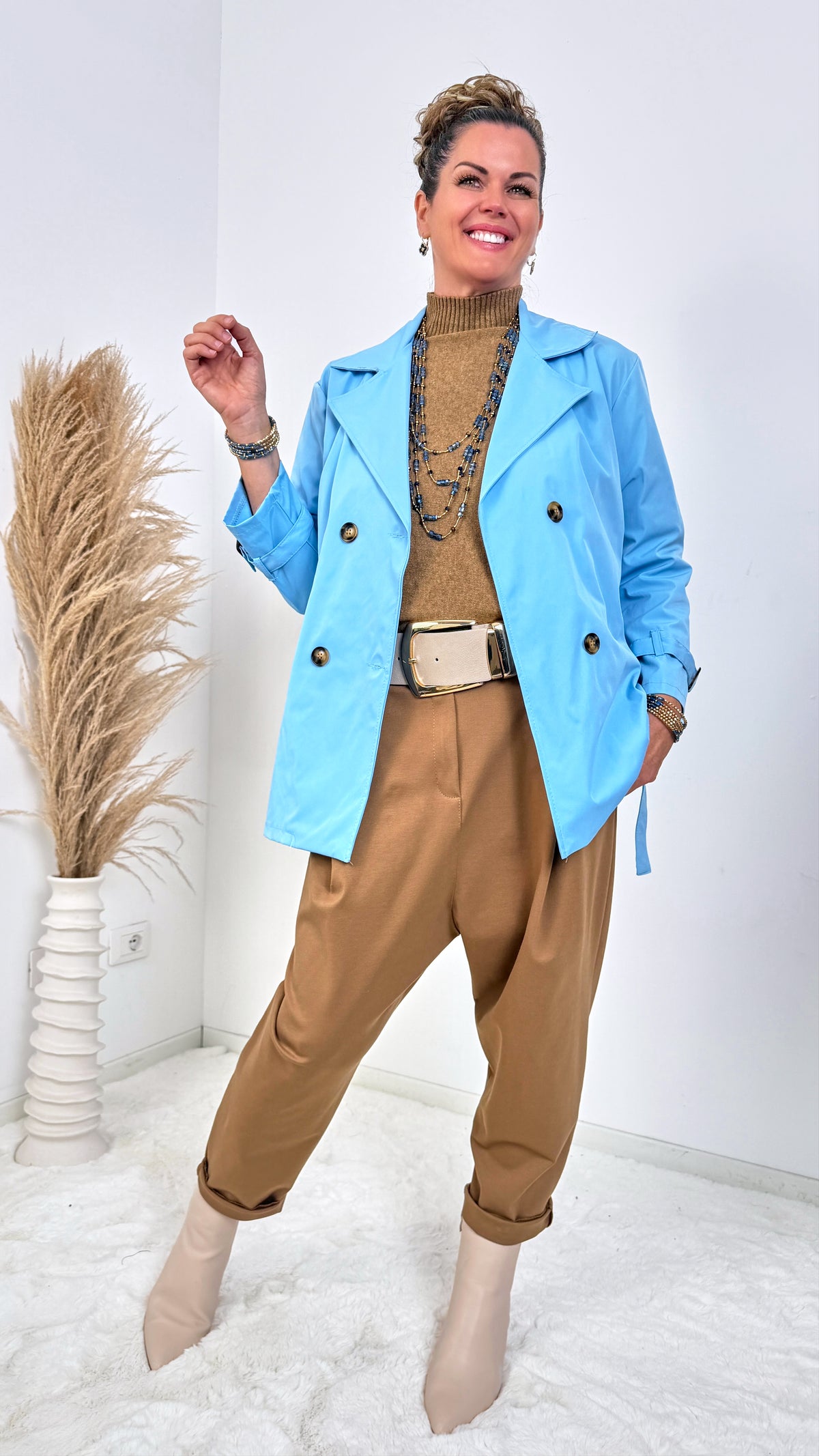 Trenchcoat Wilhelmina *Blau*
