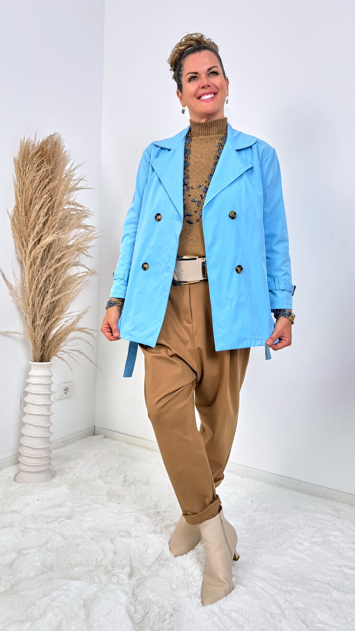 Trenchcoat Wilhelmina *Blau*