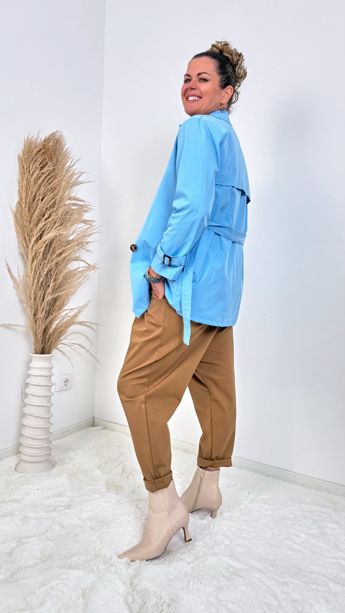 Trenchcoat Wilhelmina *Blau*