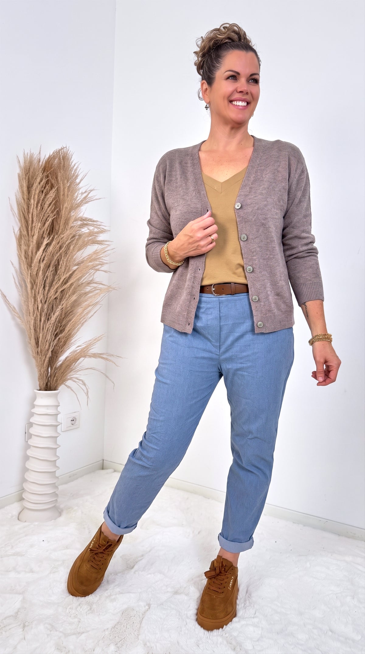 Strickjacke Vivenne *Taupe*