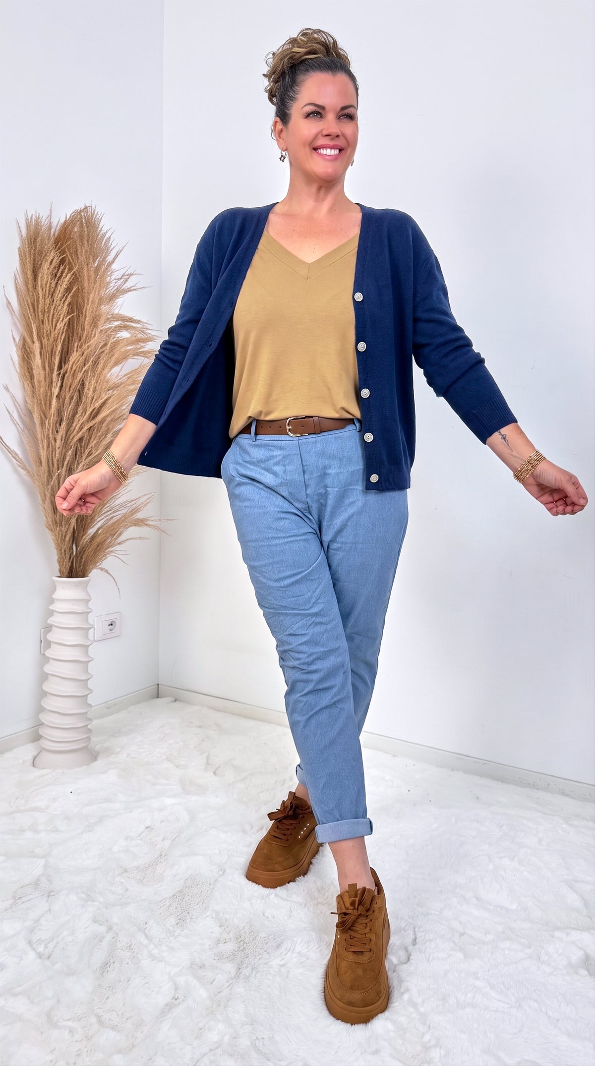 Strickjacke Vivenne *Dunkelblau*