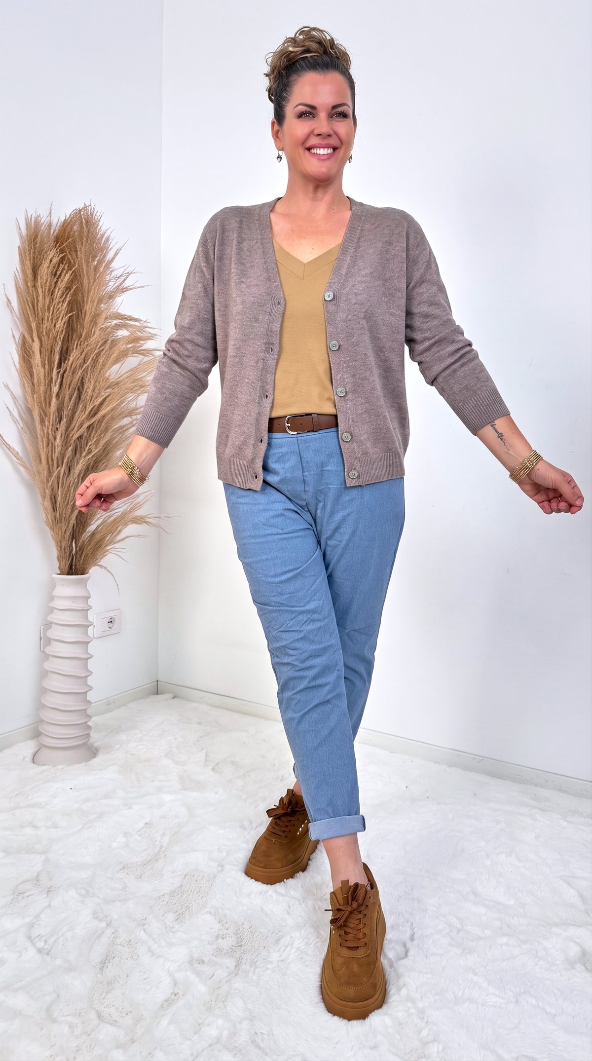 Strickjacke Vivenne *Taupe*
