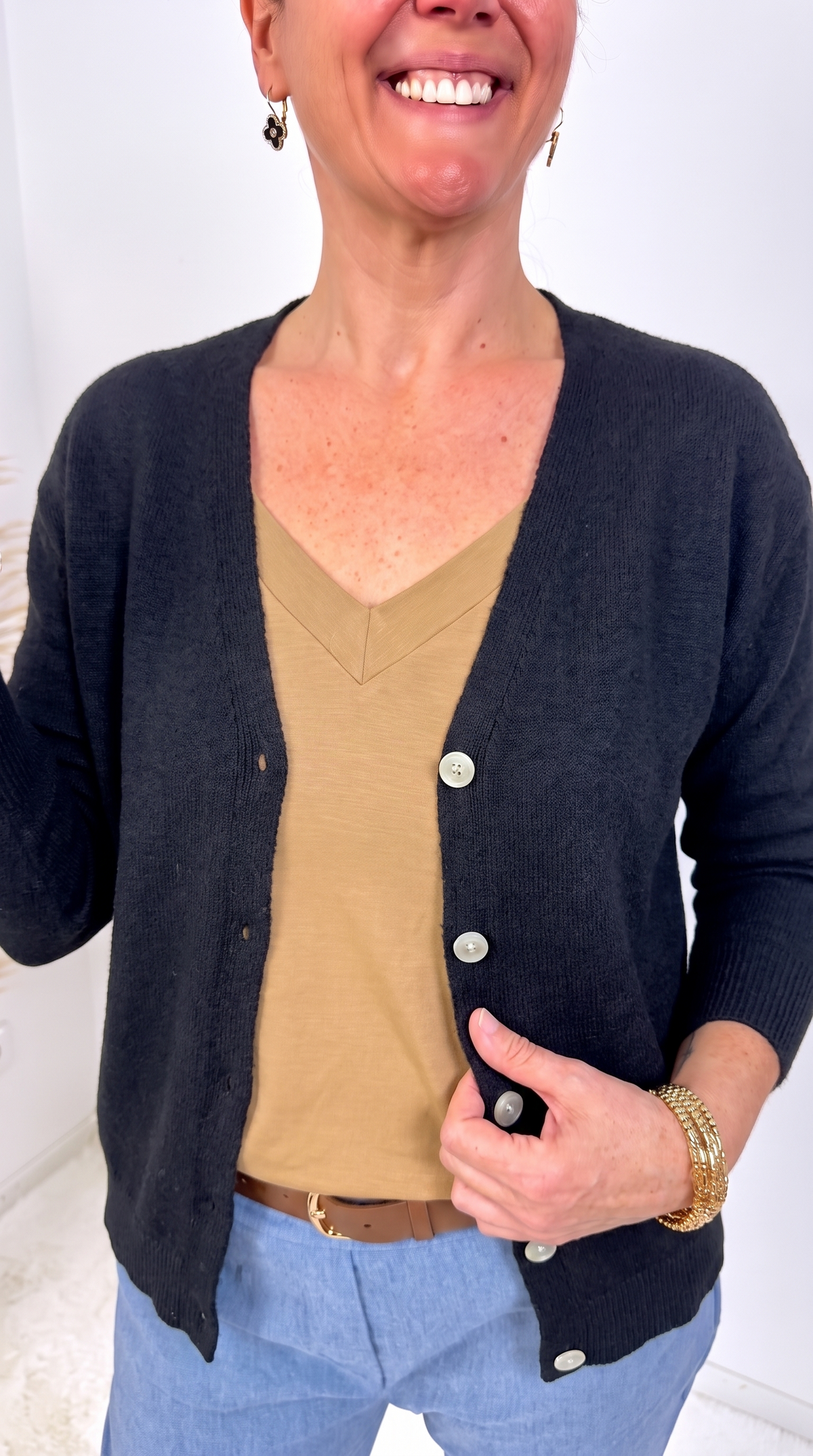Strickjacke Vivenne *Schwarz*