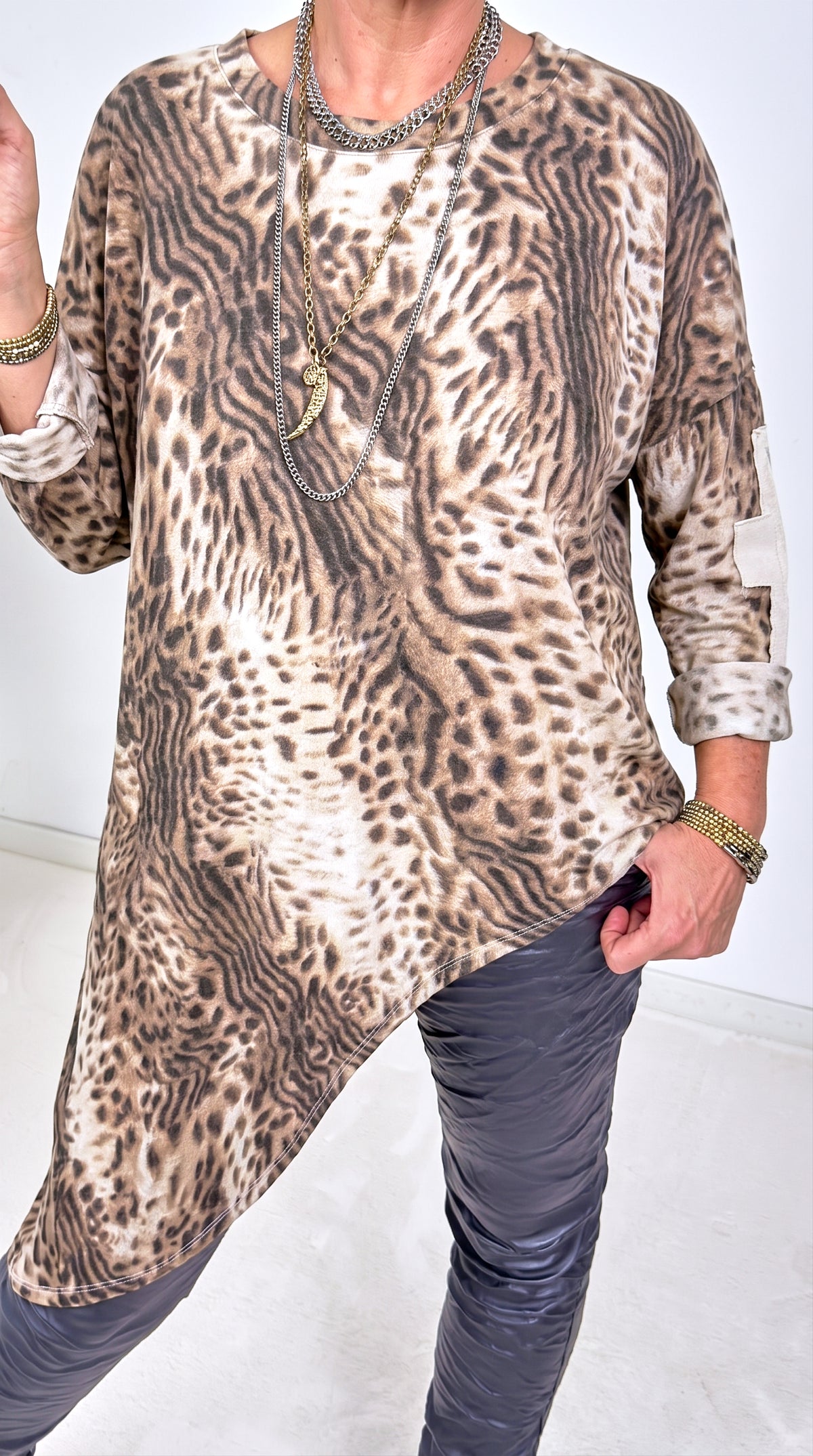 Sweatshirt Marisol Fey *Beige*