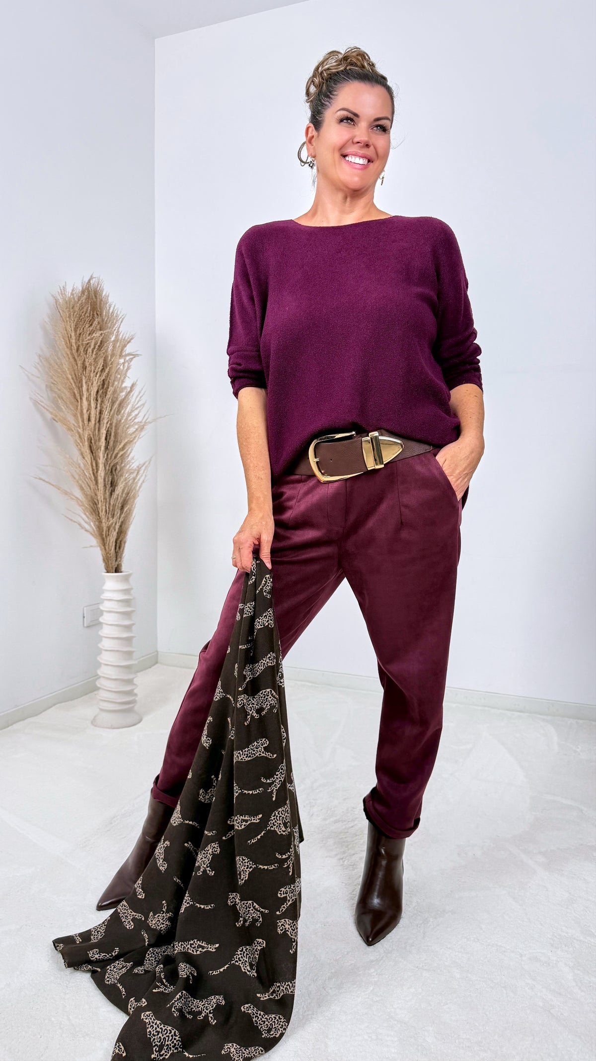 Hose Wildara *Bordeaux*