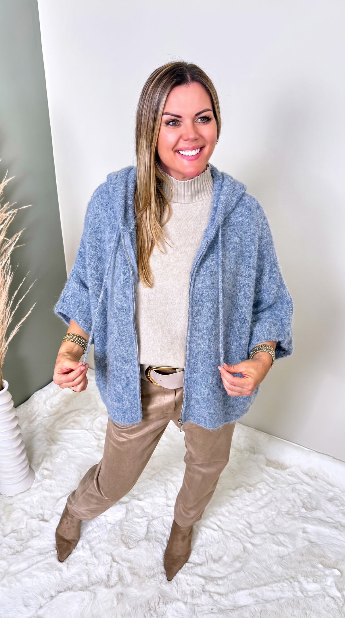 Strickjacke Foresta *Jeansblau*