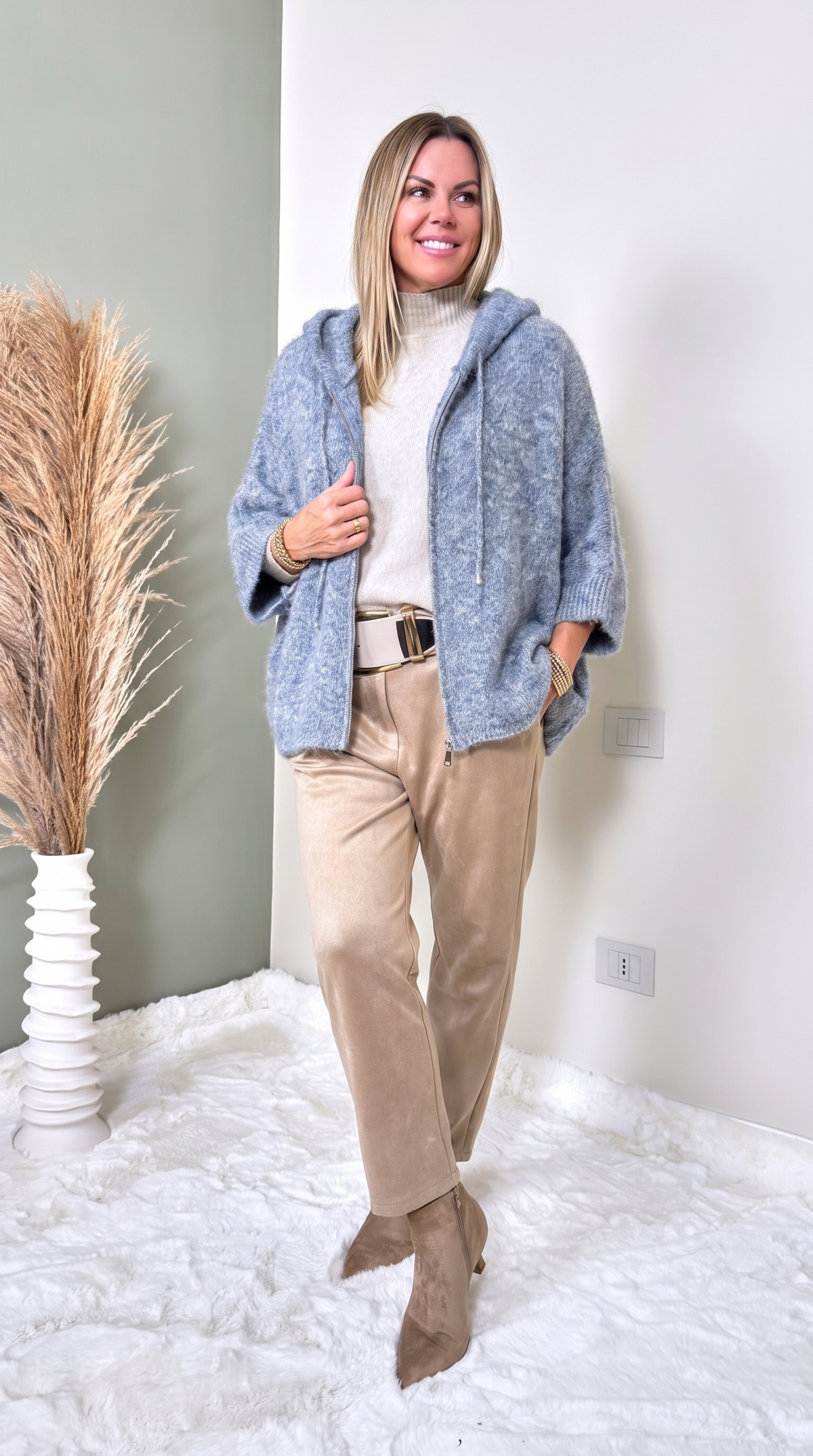 Strickjacke Foresta *Jeansblau*