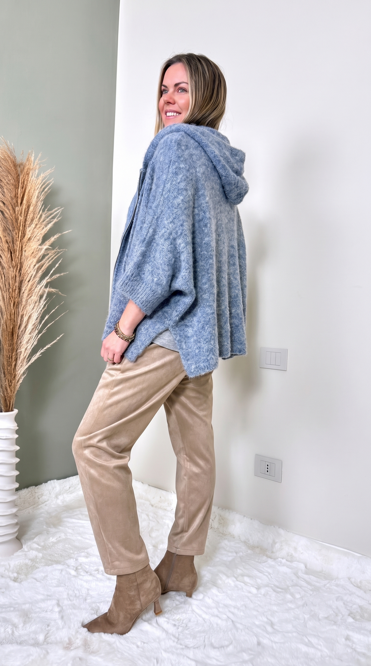 Strickjacke Foresta *Jeansblau*