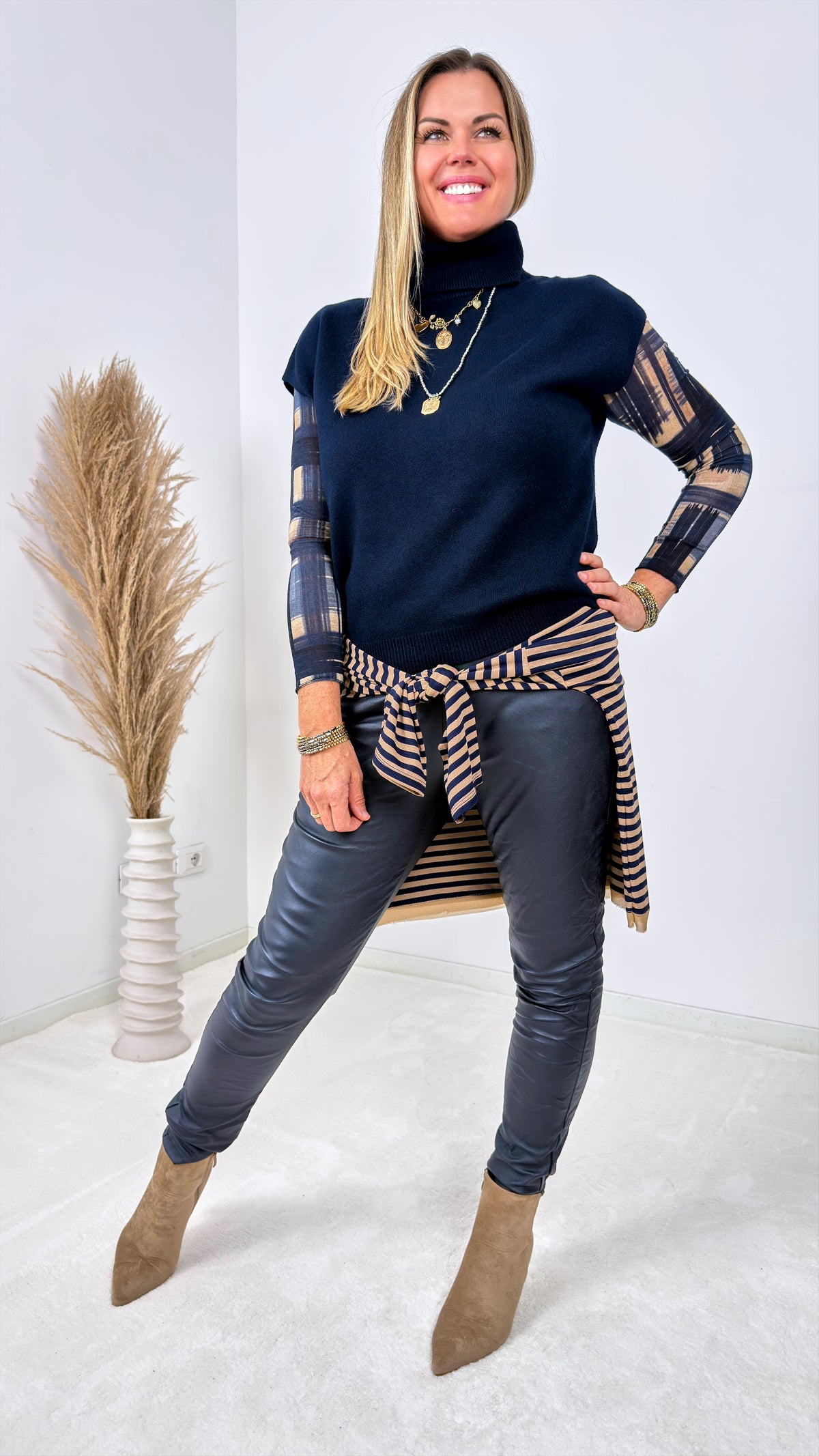 Rollkragenshirt Cortona *Dunkelblau*