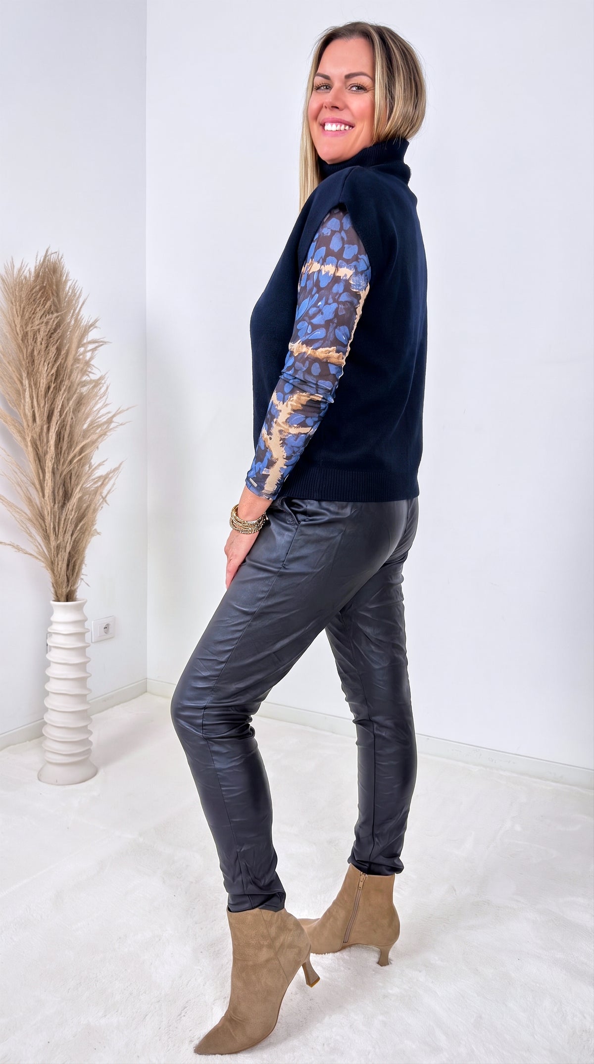 Rollkragenshirt Cortona *Schwarz*