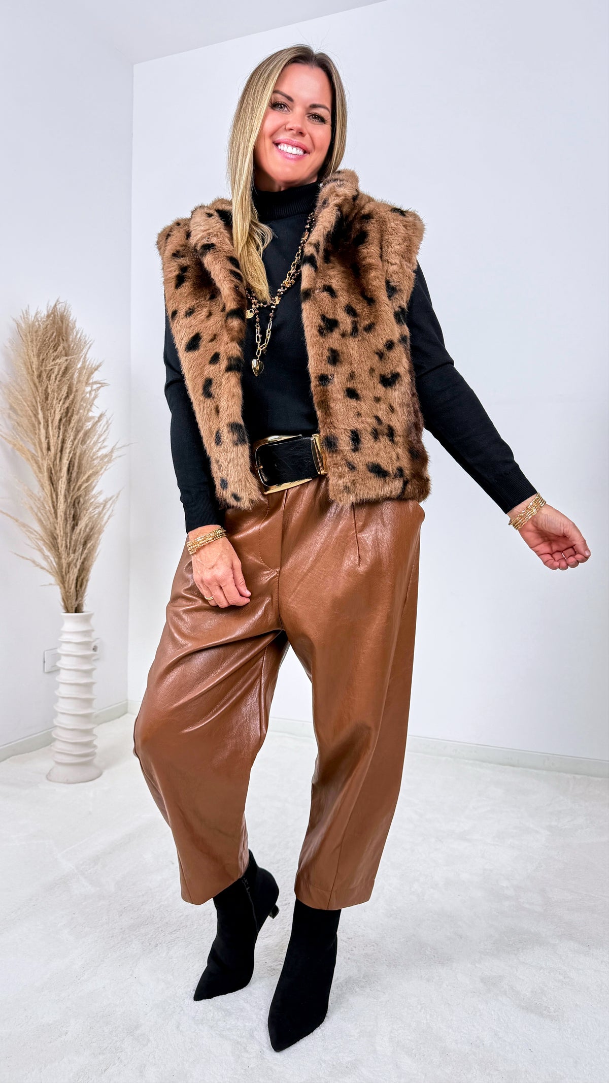Hose Satin Luxe *Camel*