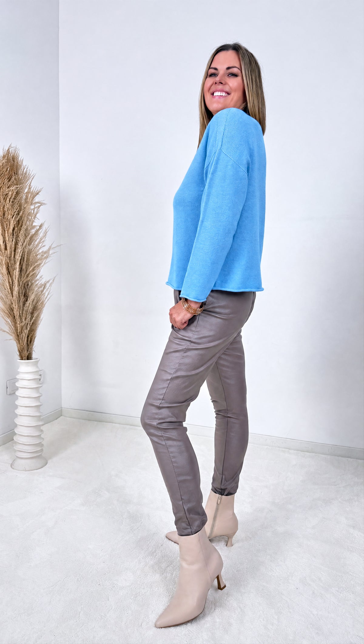 Strickpullover Wisteria *Blau*