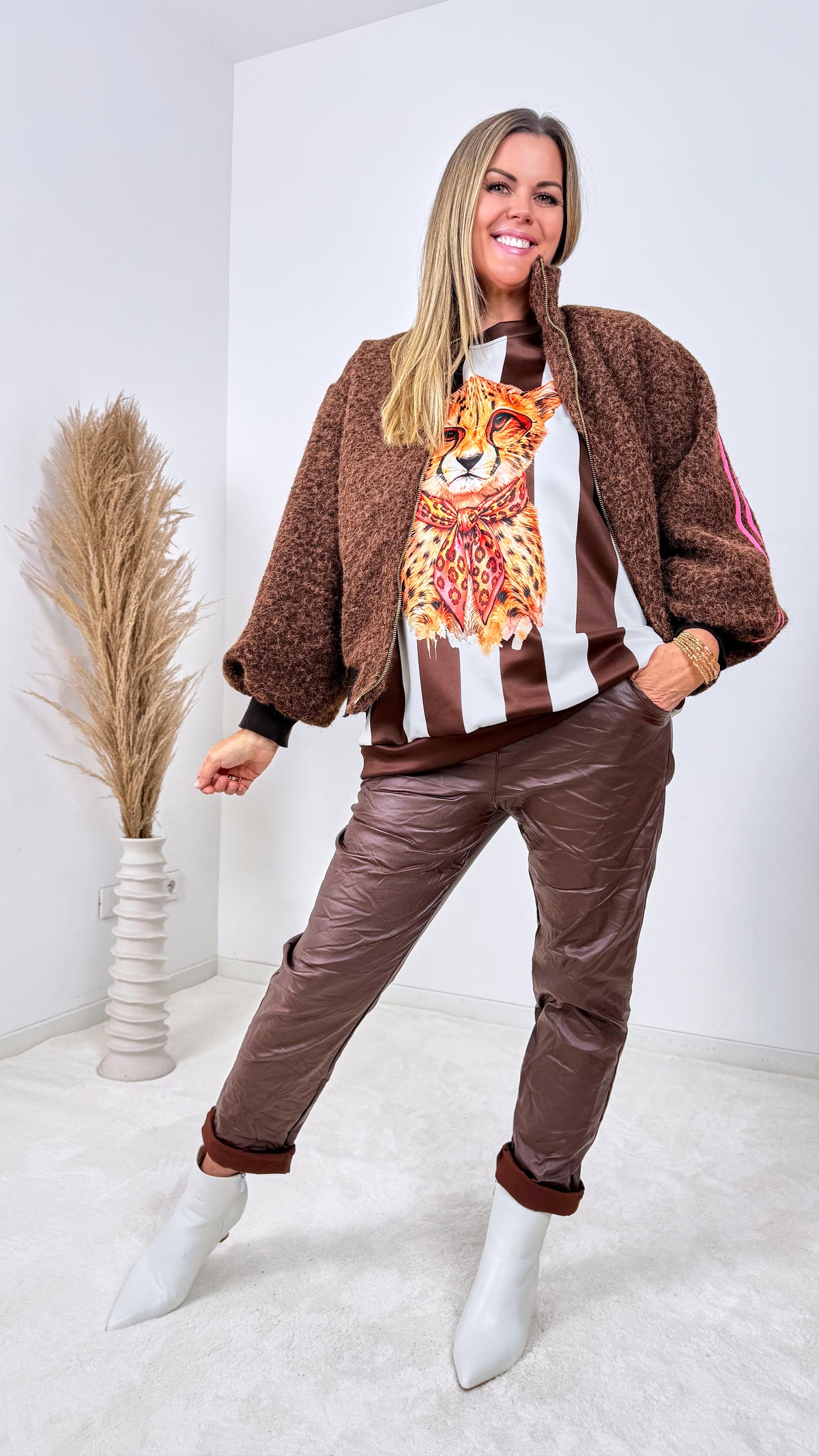 Jacke Italian Chic *Schoko*