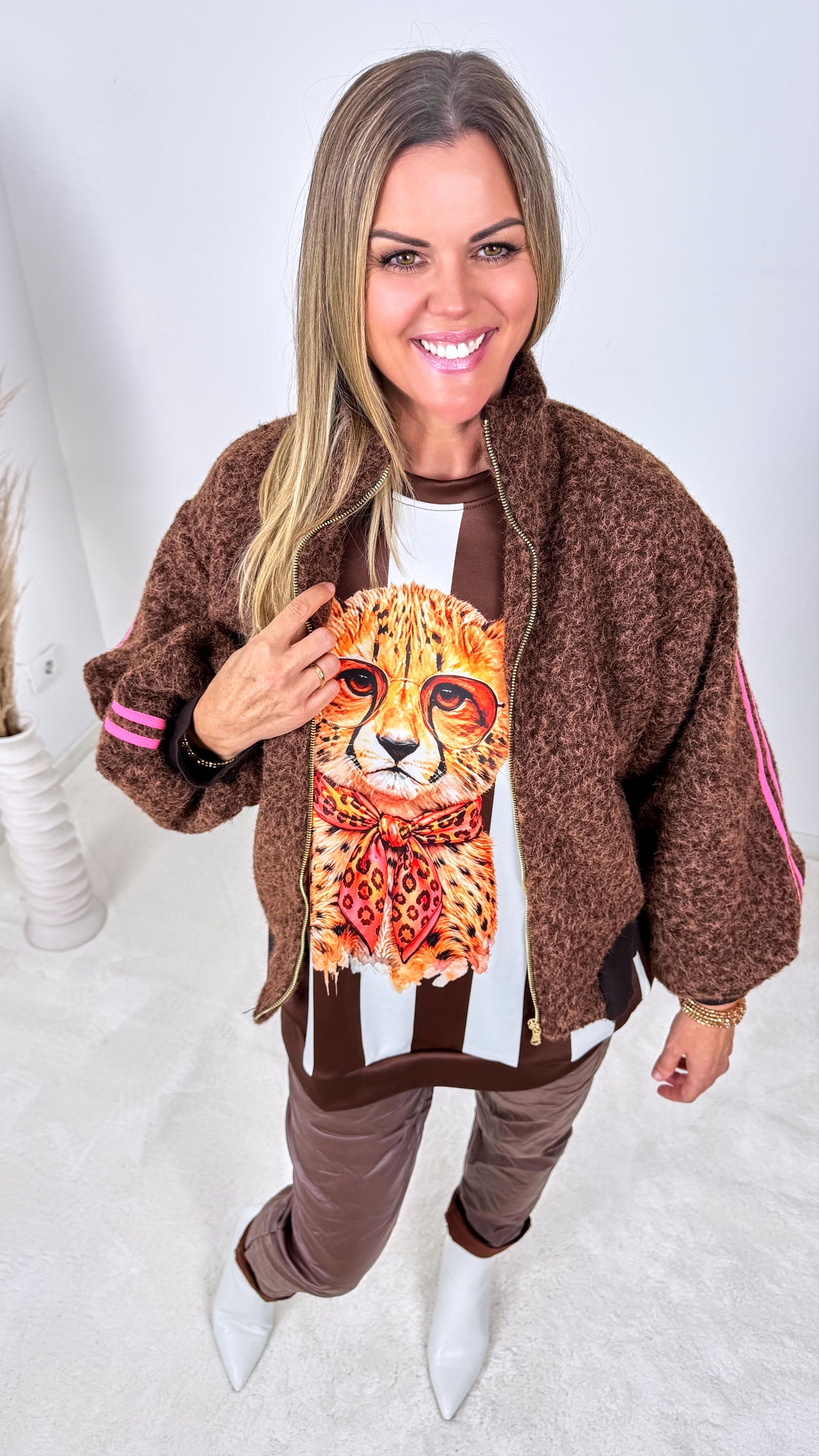 Jacke Italian Chic *Schoko*