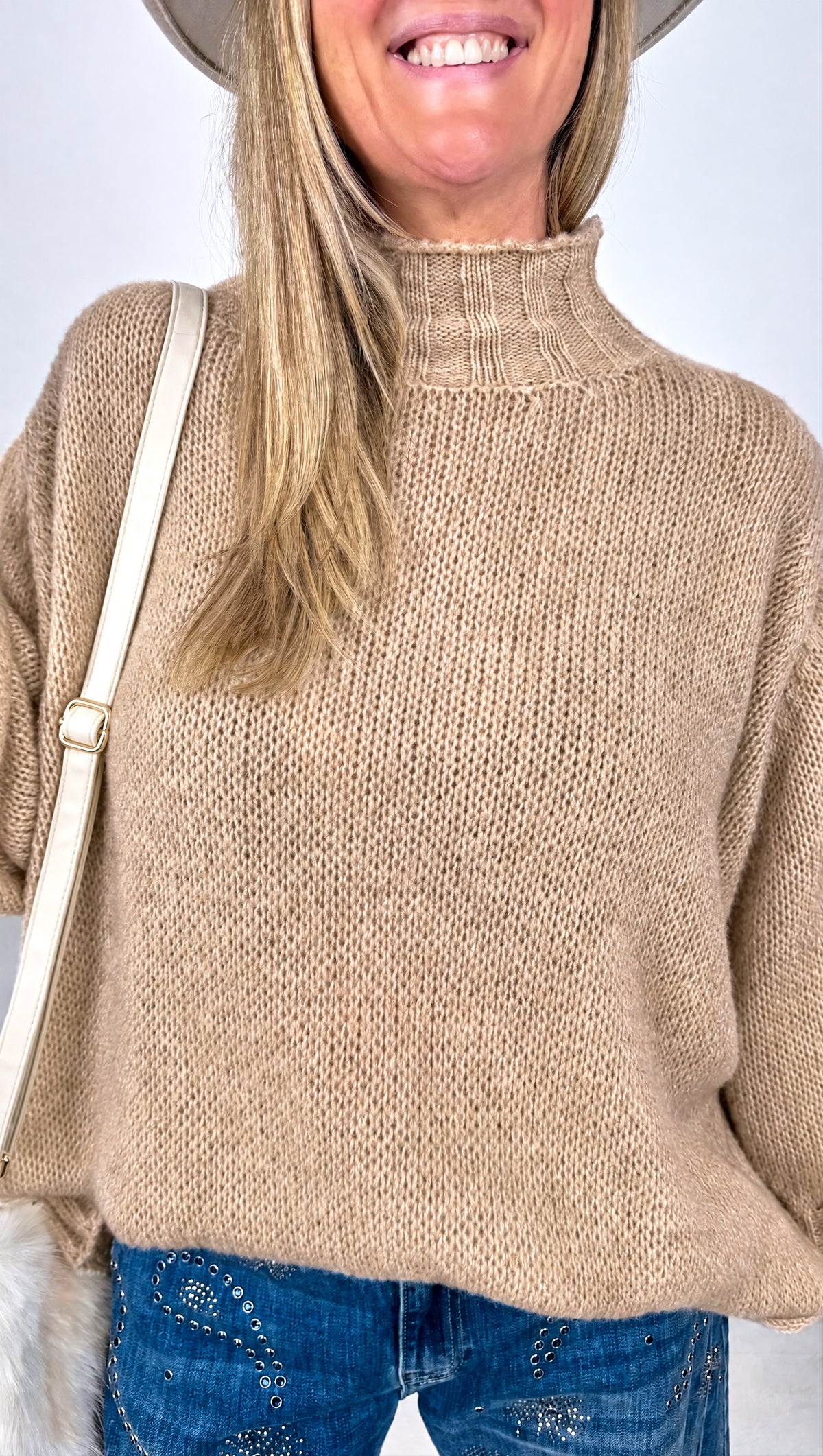 Strickpullover Autumn Ridge *Camel*