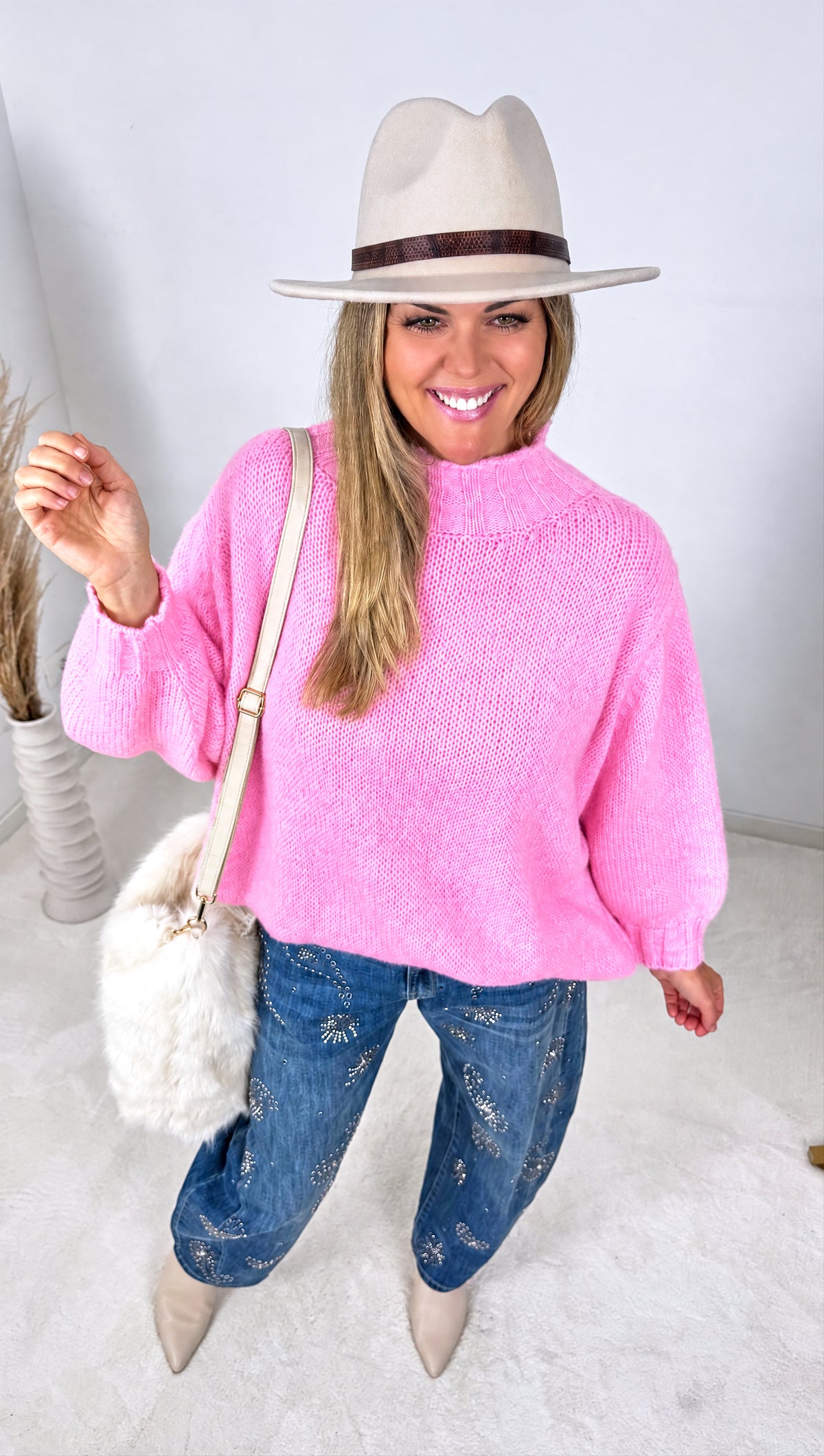 Strickpullover Autumn Ridge *Rosa*
